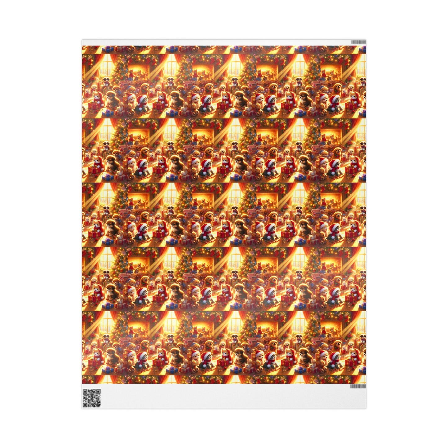 Puppies and Kittens Christmas - Wrapping Papers