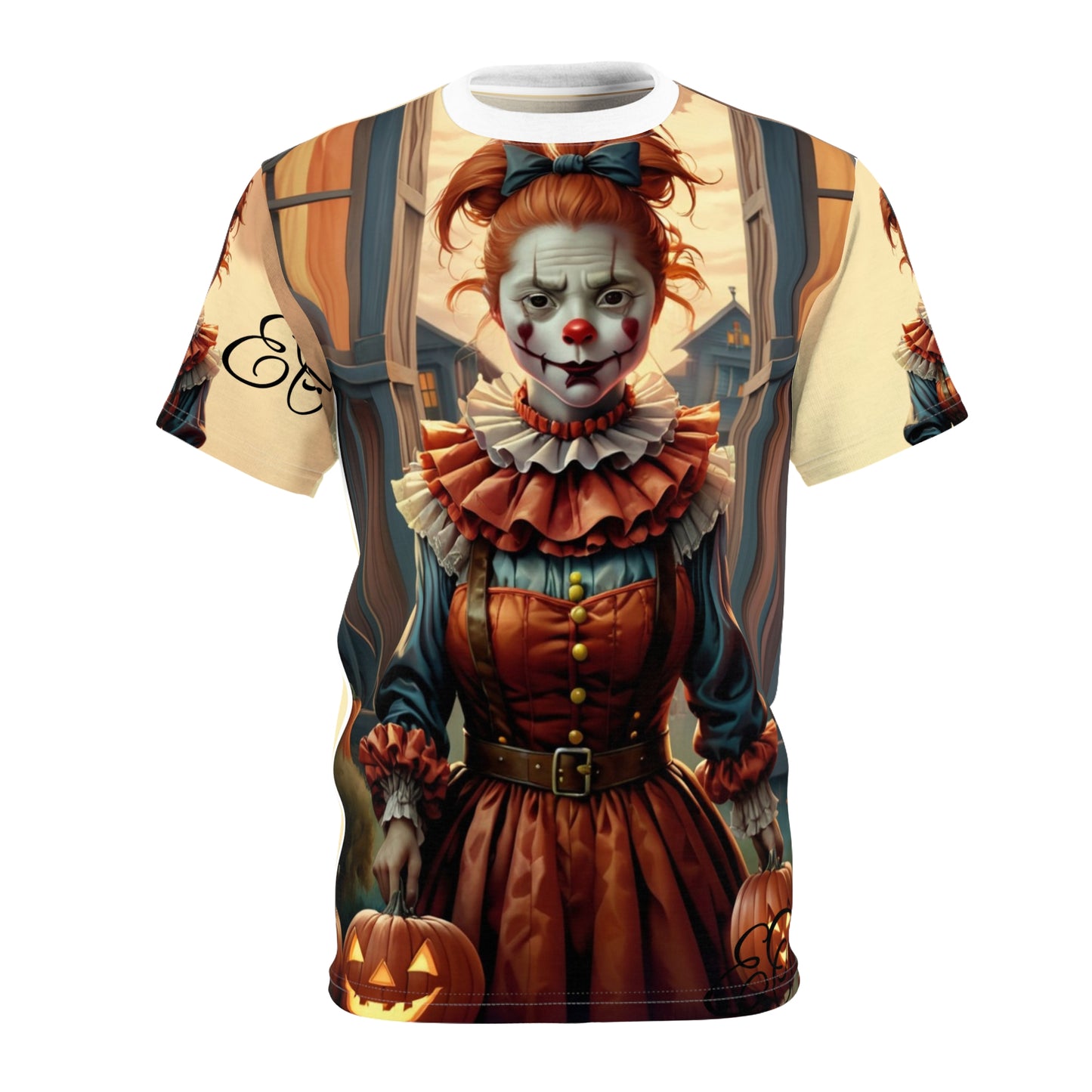 ET Collection (clown 2)Unisex Cut & Sew Tee (AOP)