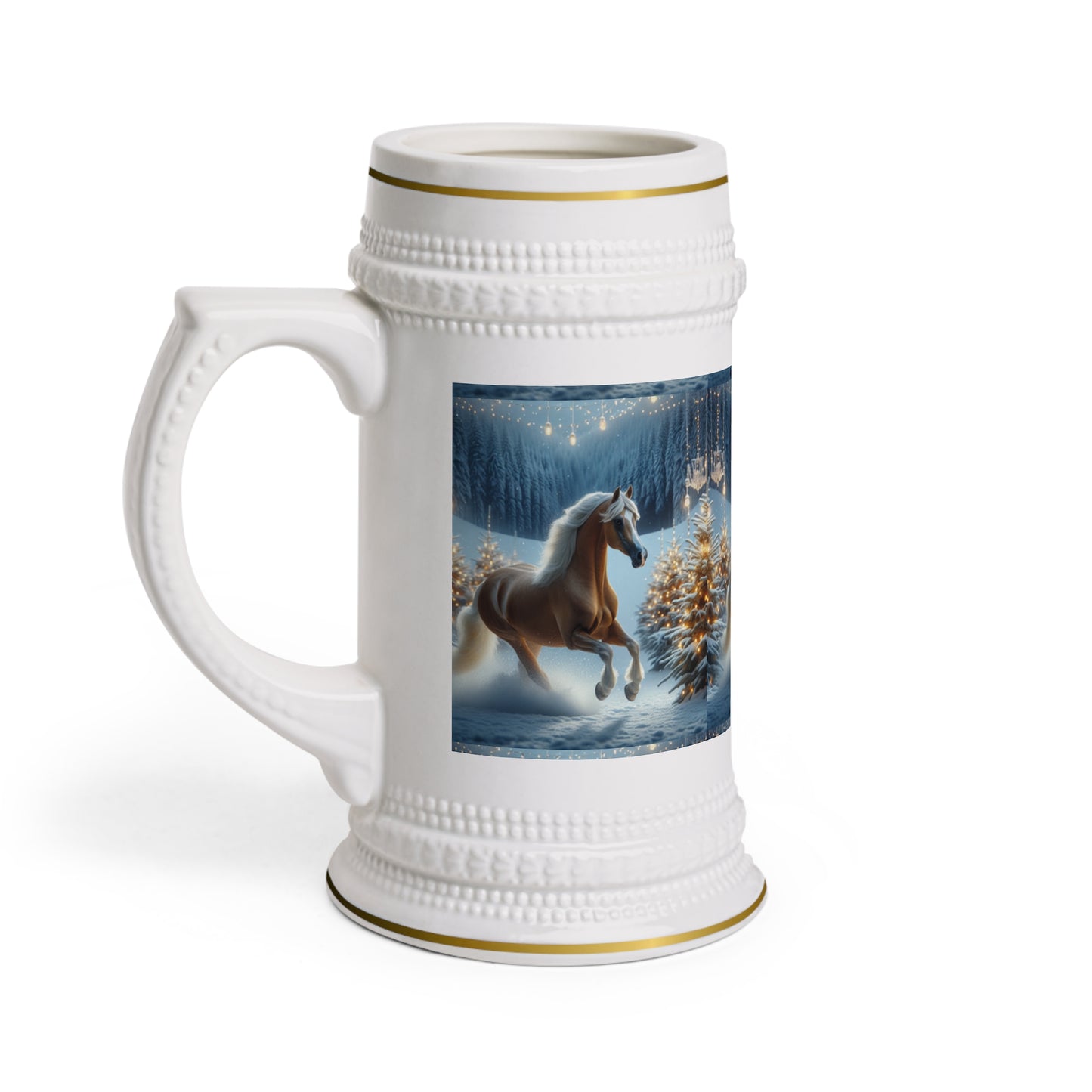 Arabian Horse Christmas 2 - Beer Stein Mug