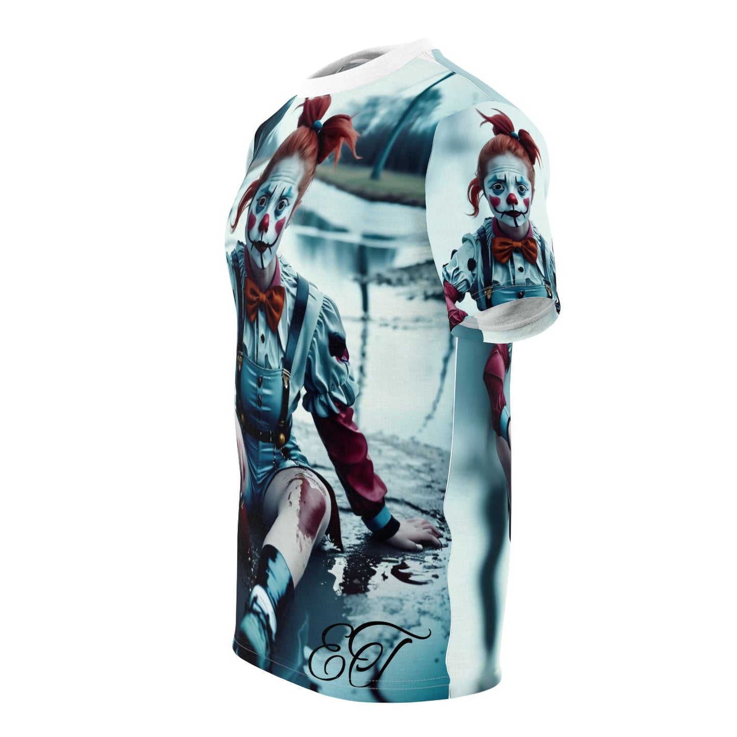ET collection (Clown) Unisex Cut & Sew Tee (AOP)