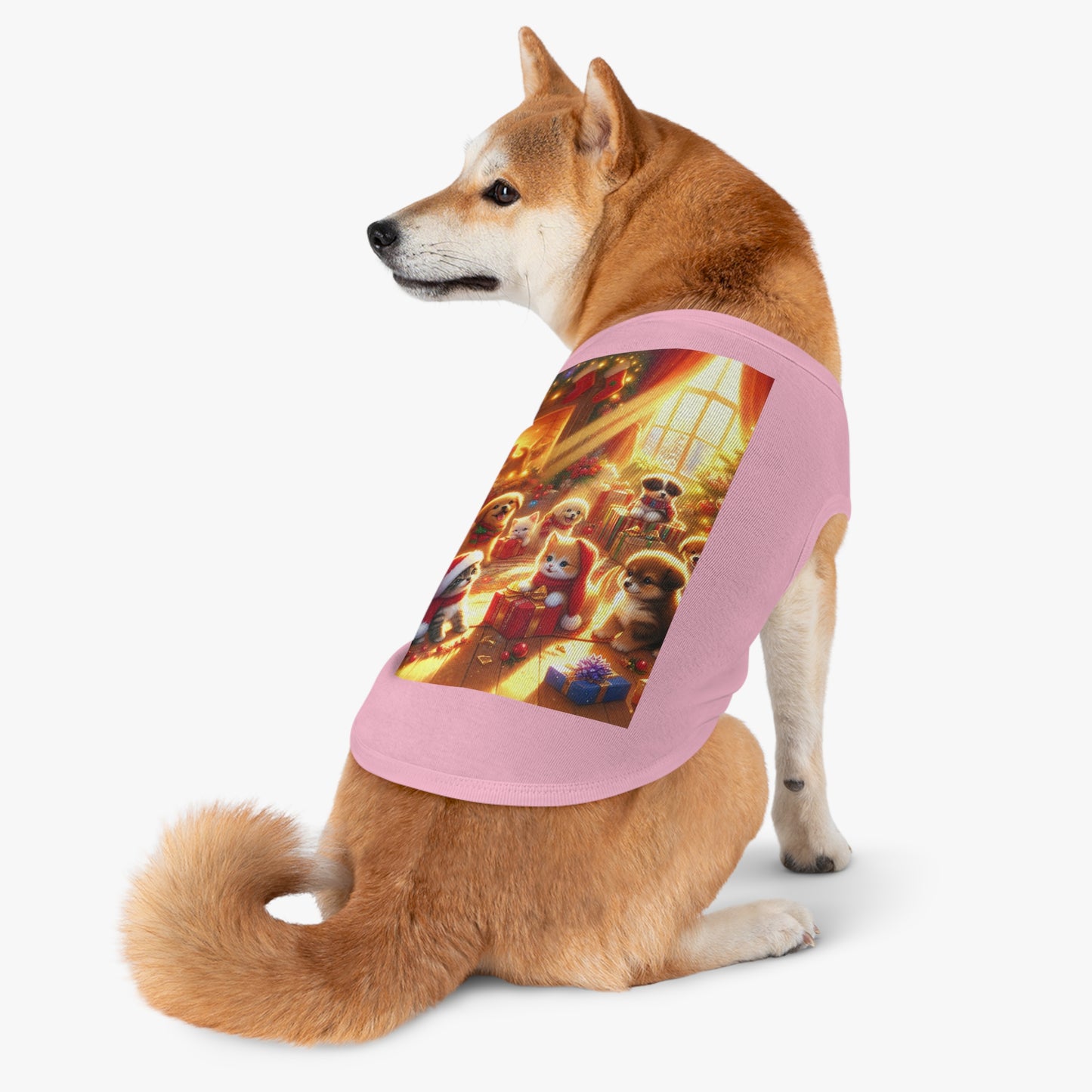Puppies and Kittens Christmas - Pet Tank Top