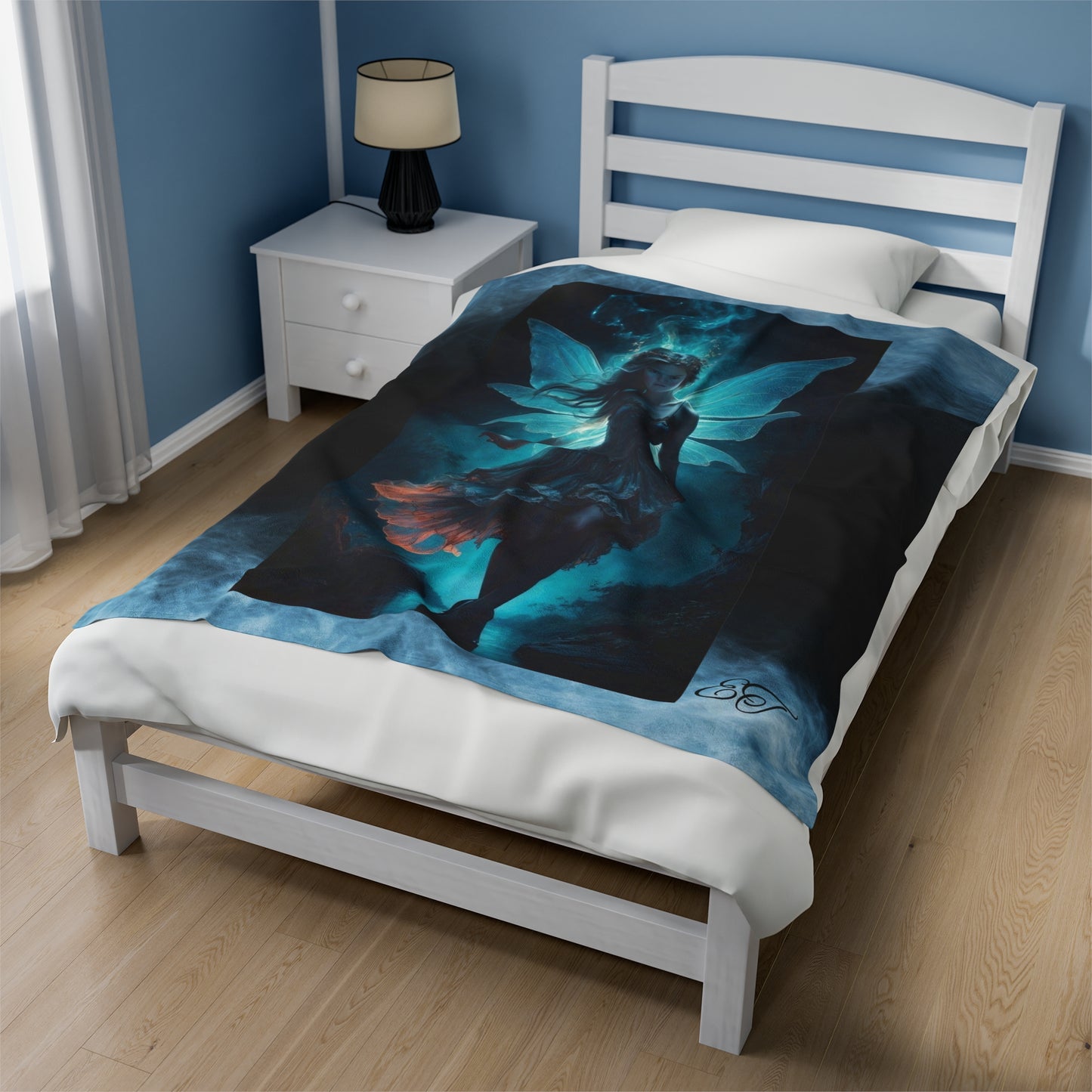 Fantasy Fairy Velveteen Blanket (The ET Collection)