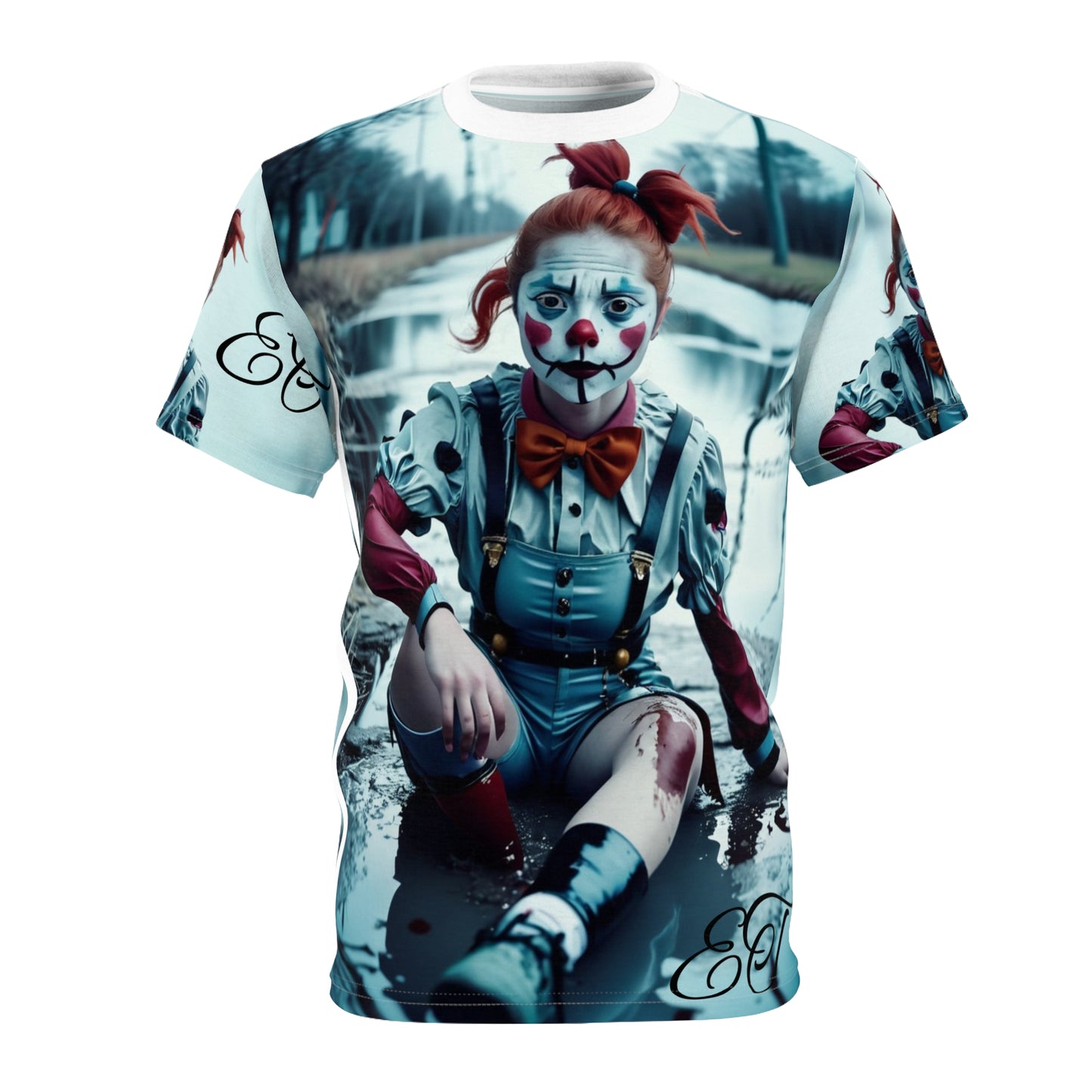ET collection (Clown) Unisex Cut & Sew Tee (AOP)