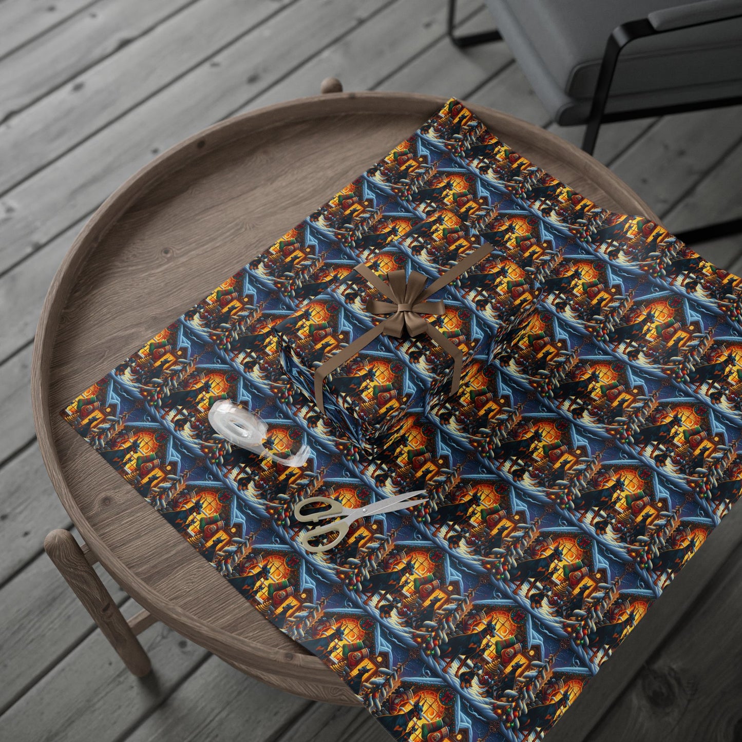 Doberman Christmas - Wrapping Papers