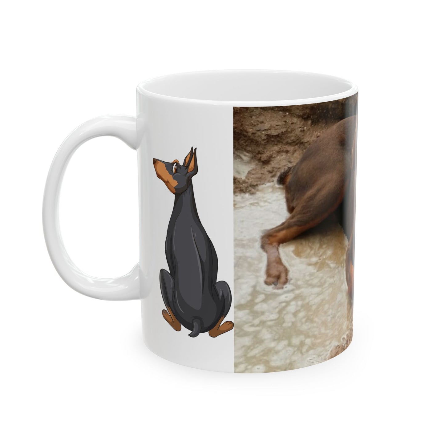 Doberman - Ceramic Mug, (11oz, 15oz)