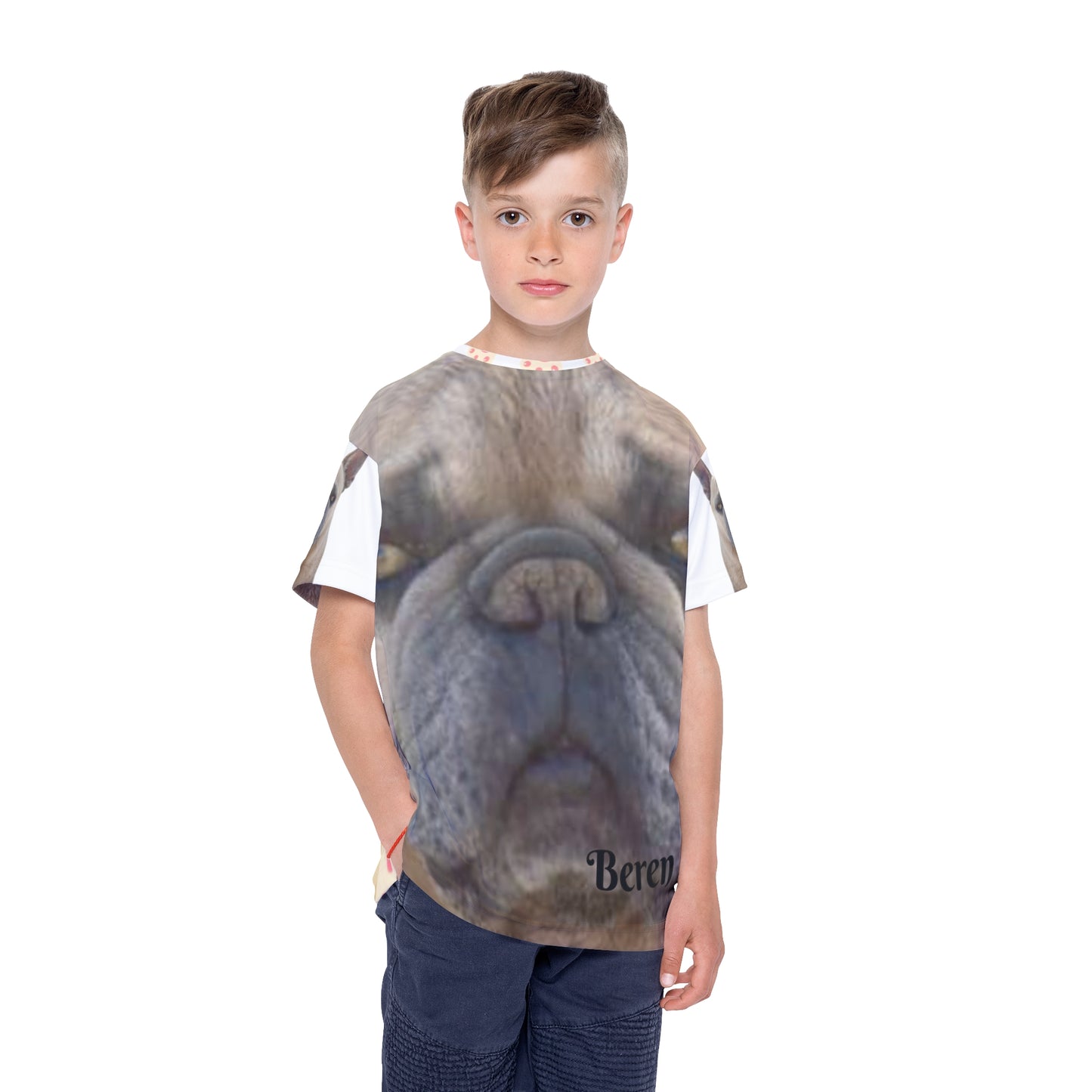 French Bulldog - Kids Sports Jersey (The Beren Collection)