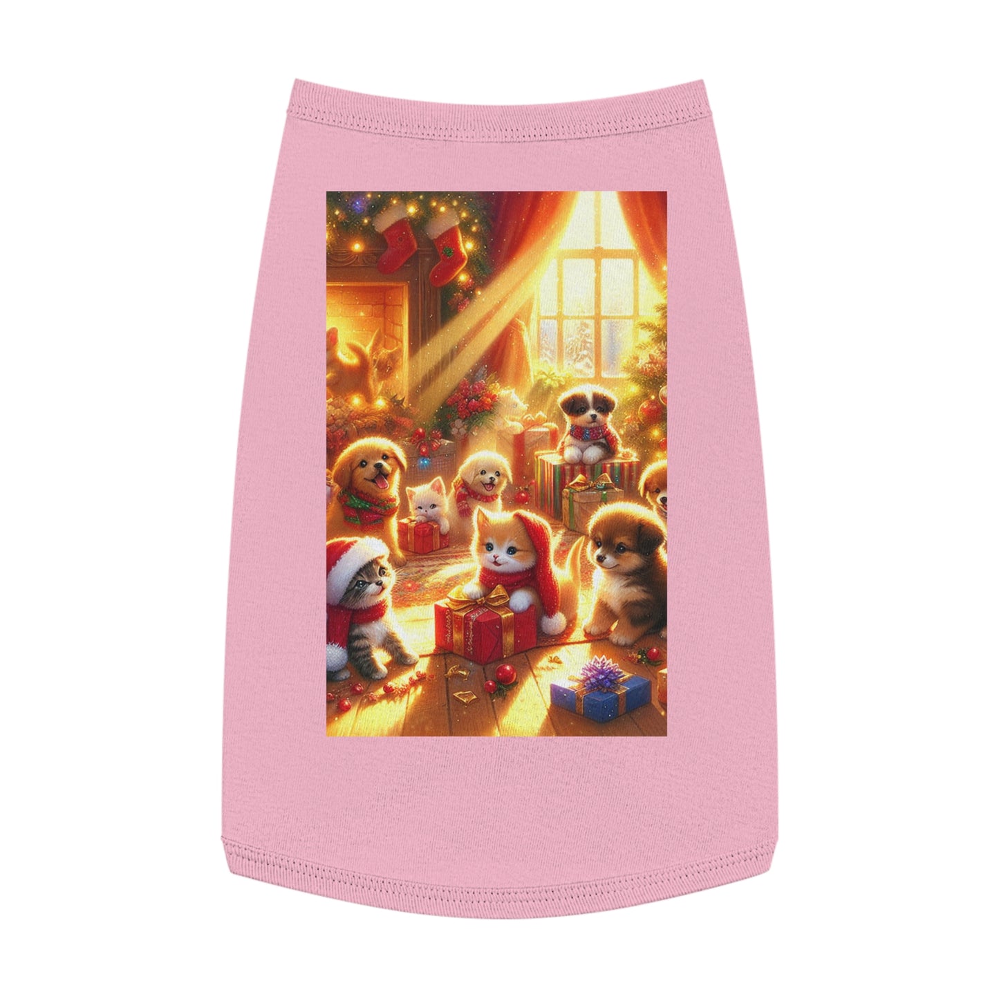 Puppies and Kittens Christmas - Pet Tank Top