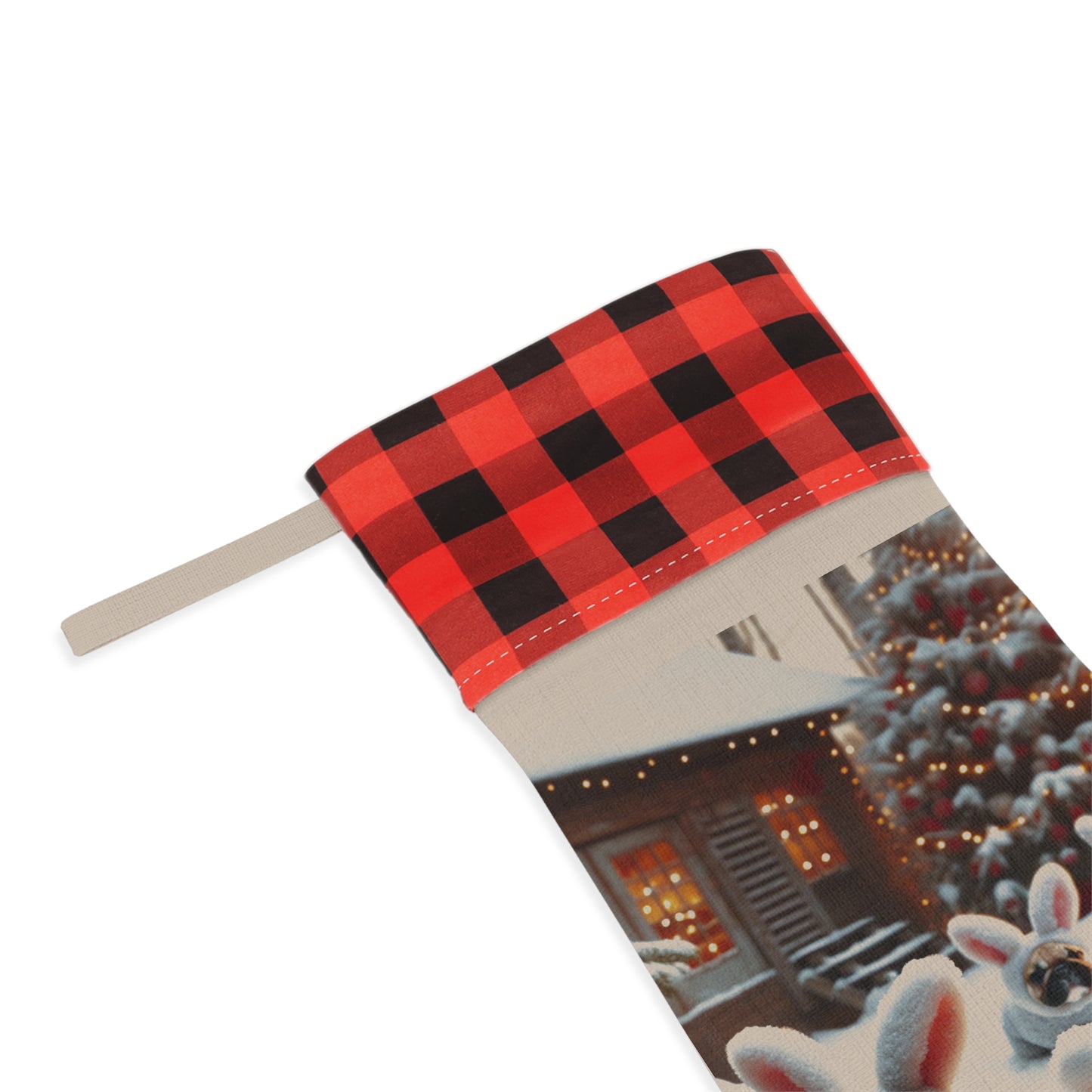 French Bulldog Bunny Rabbit - Christmas Stocking