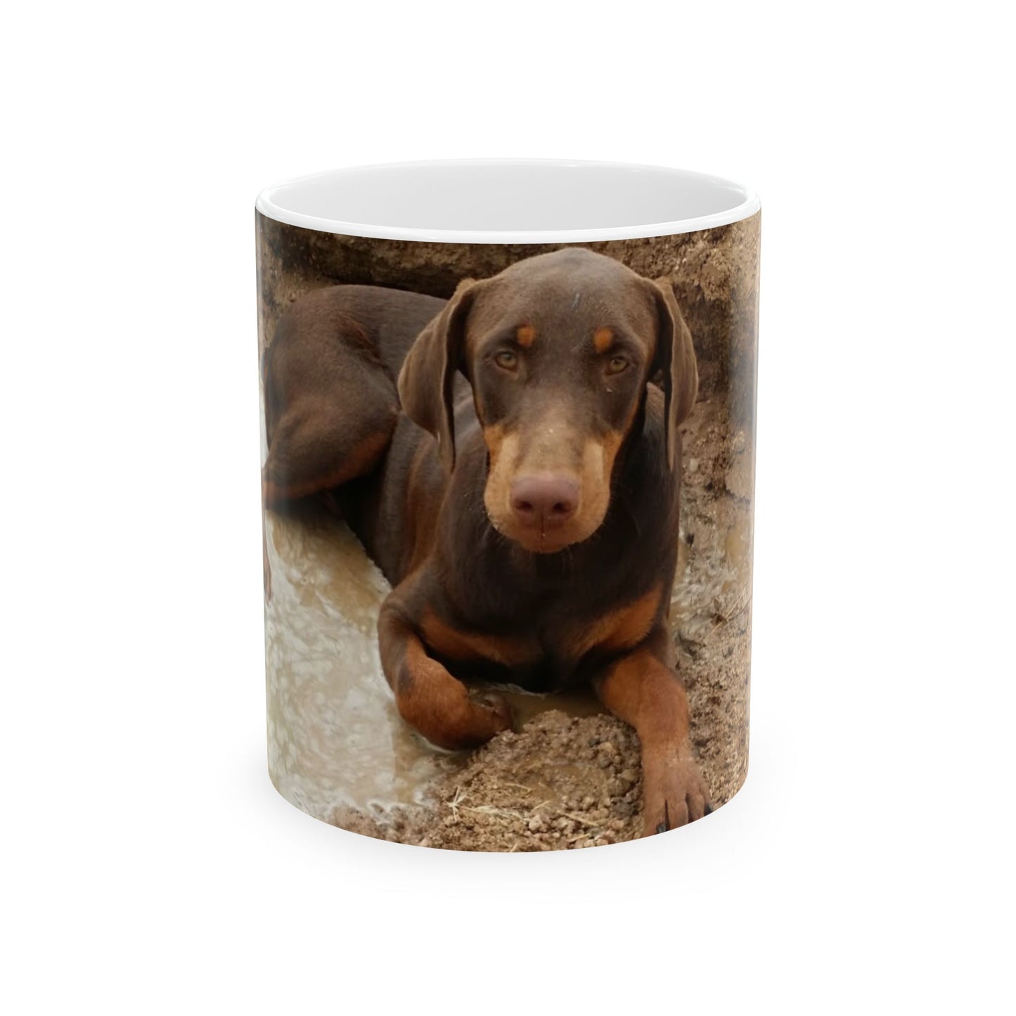 Doberman - Ceramic Mug, (11oz, 15oz)