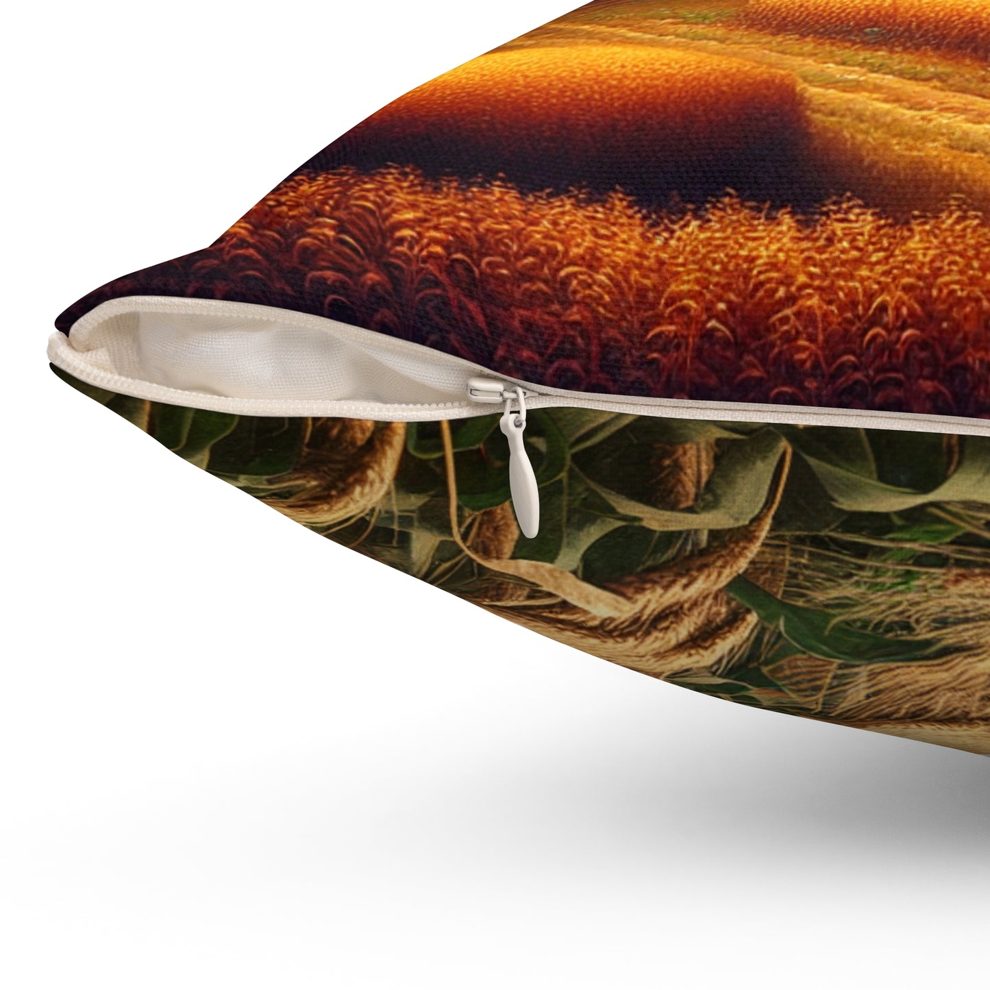 Kansas Farmhouse - Spun Polyester Square Pillow