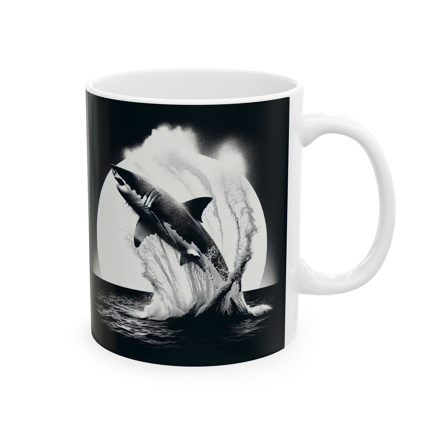 Air Jaws Sharks - Ceramic Mug, (11oz, 15oz)