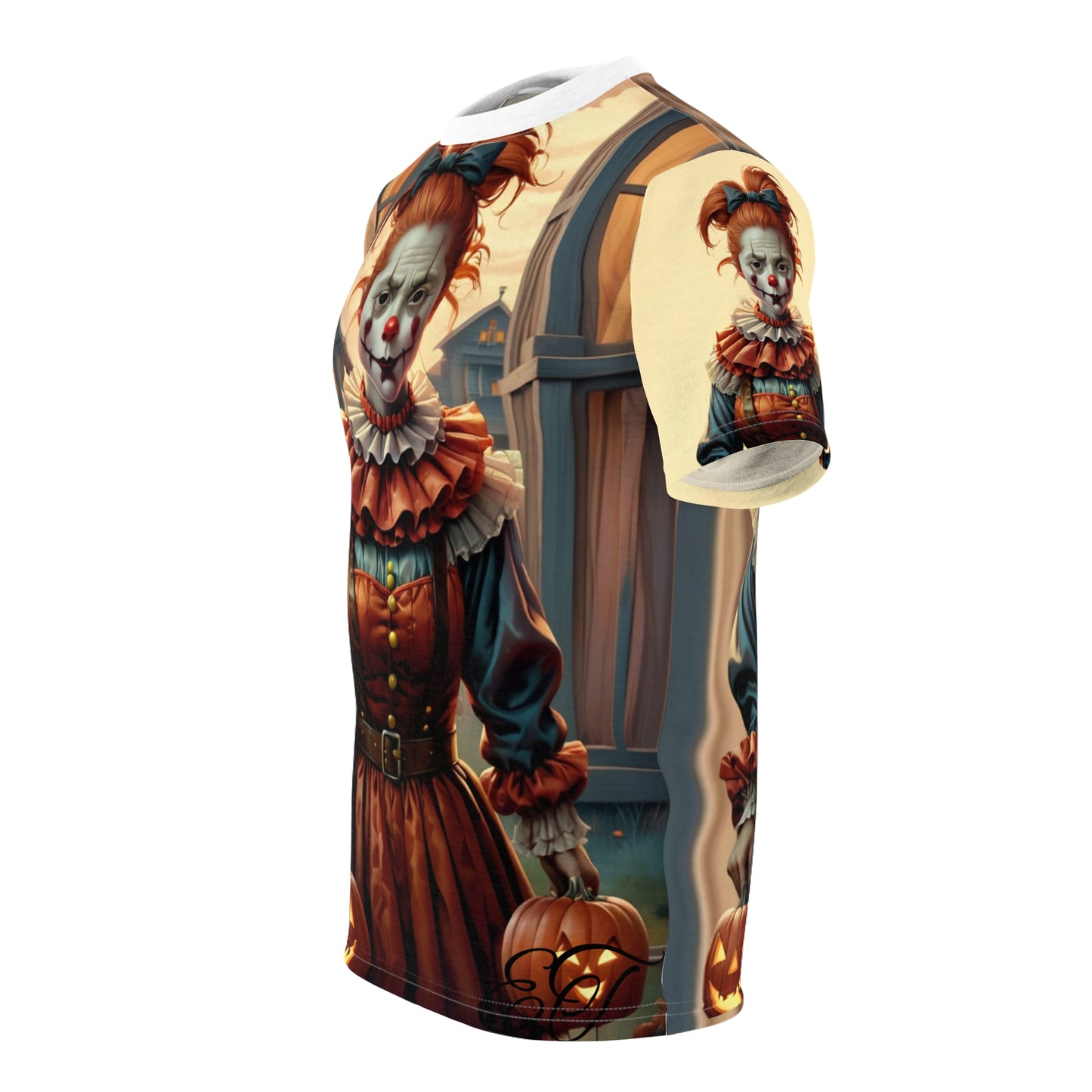 ET Collection (clown 2)Unisex Cut & Sew Tee (AOP)
