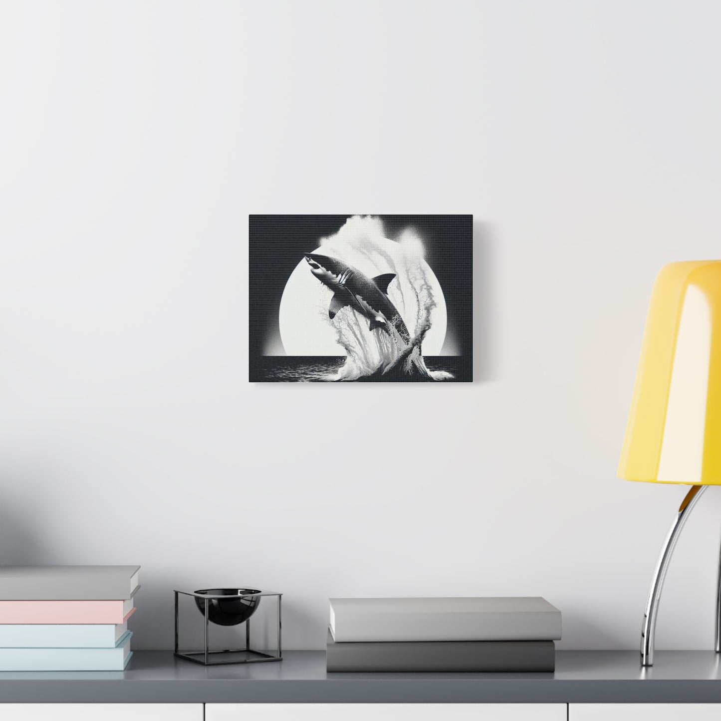 Air Jaws Shark 2 - Matte Canvas, Stretched, 1.25"
