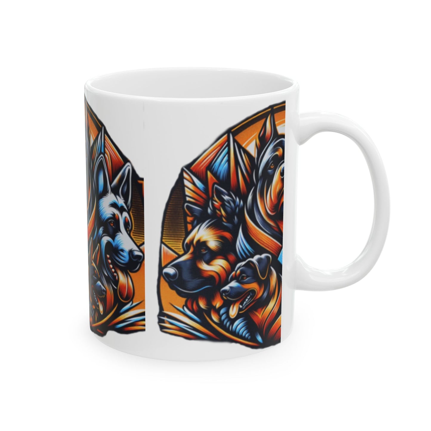 Dog Group - Ceramic Mug, (11oz, 15oz)