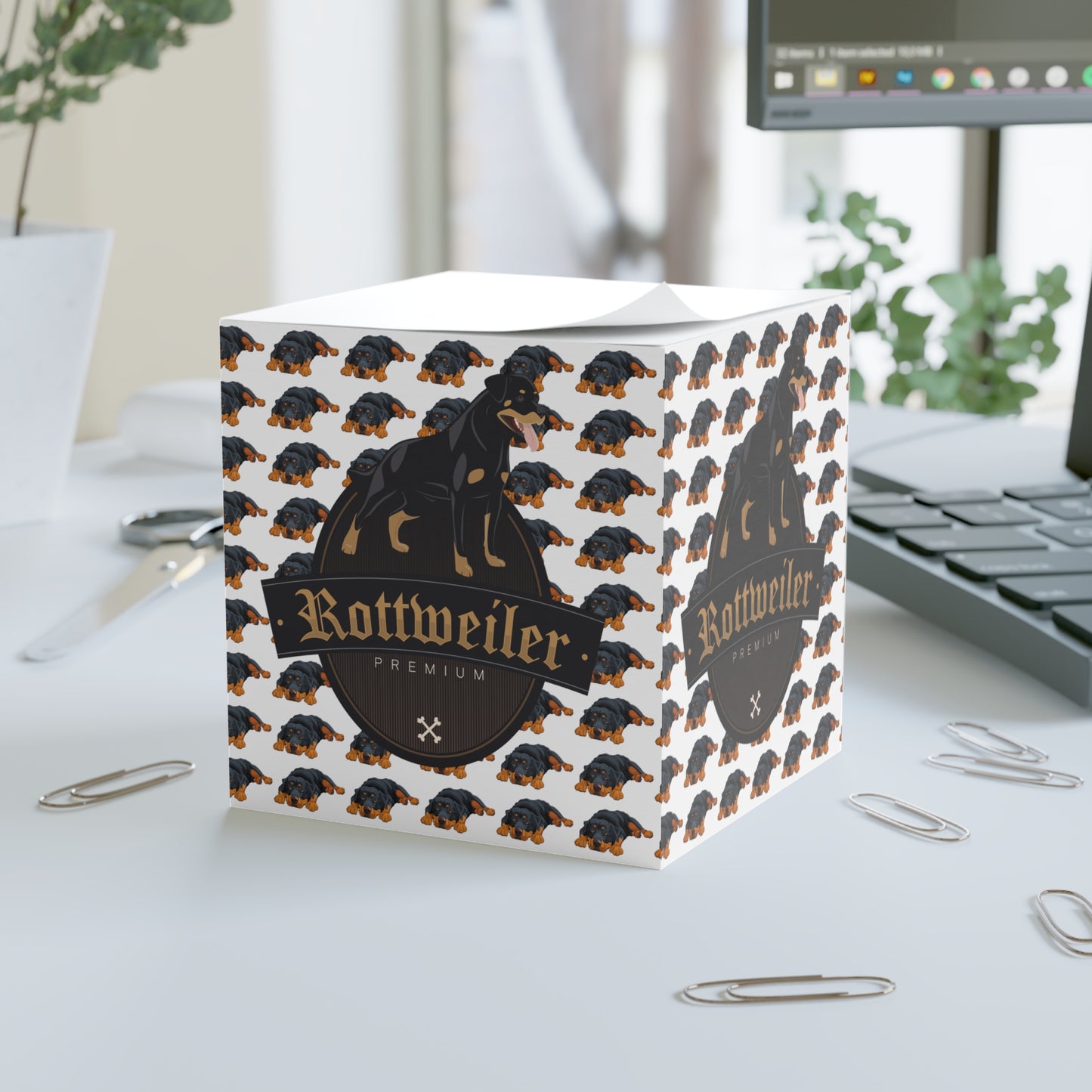 Rottweiler - Note Cube