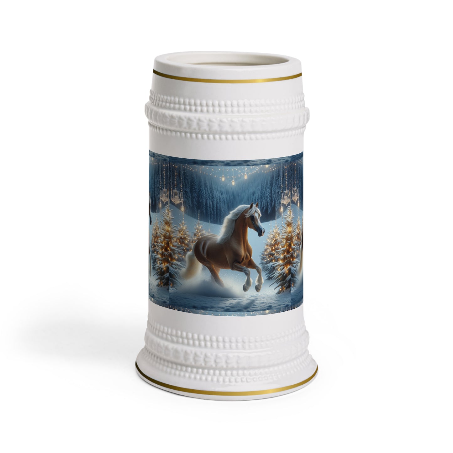 Arabian Horse Christmas 2 - Beer Stein Mug