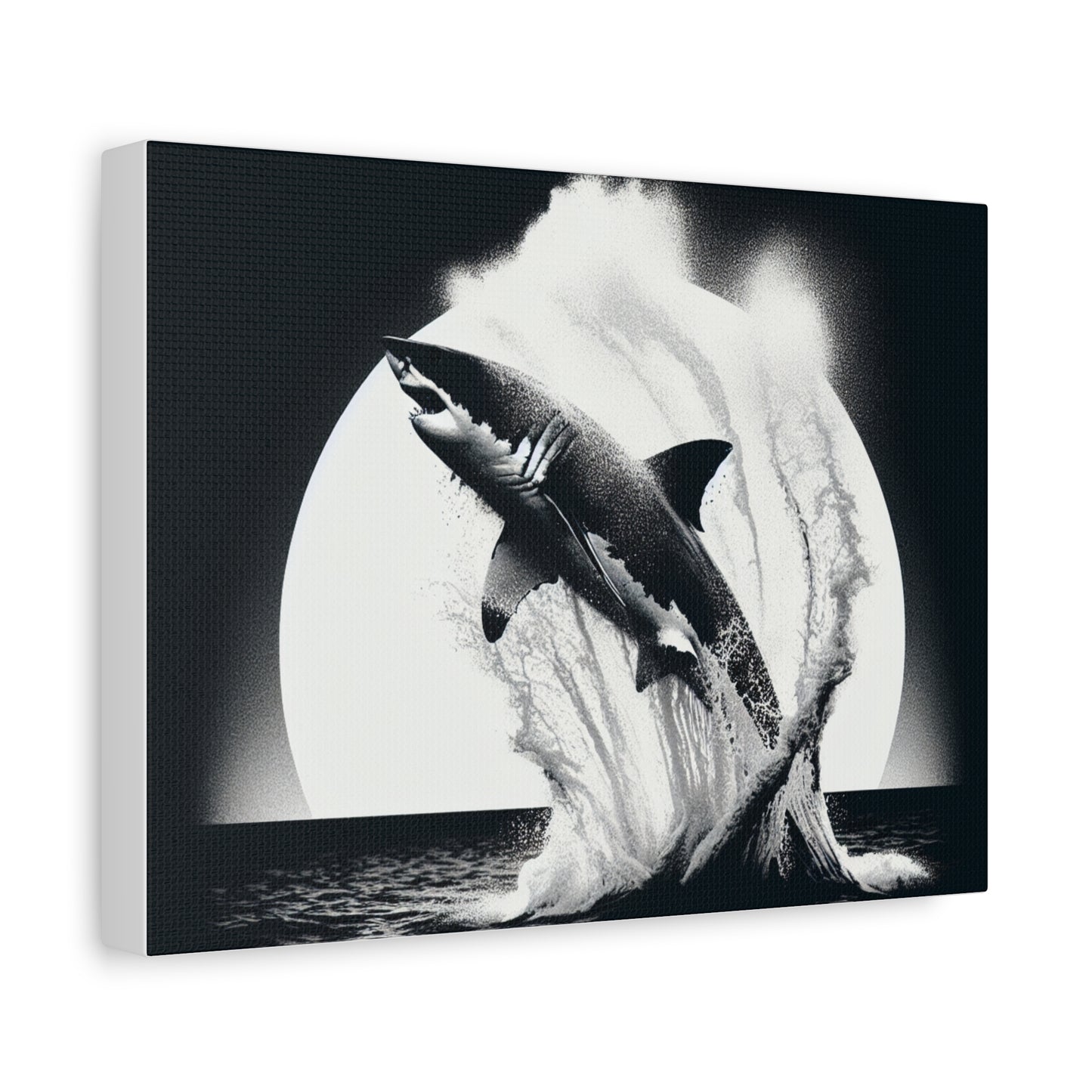 Air Jaws Shark 2 - Matte Canvas, Stretched, 1.25"
