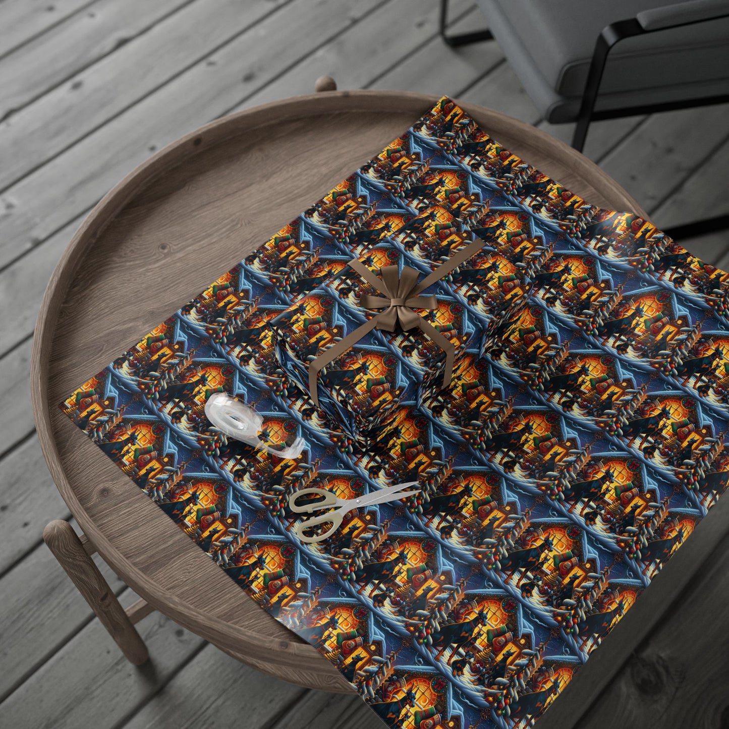 Doberman Christmas - Wrapping Papers