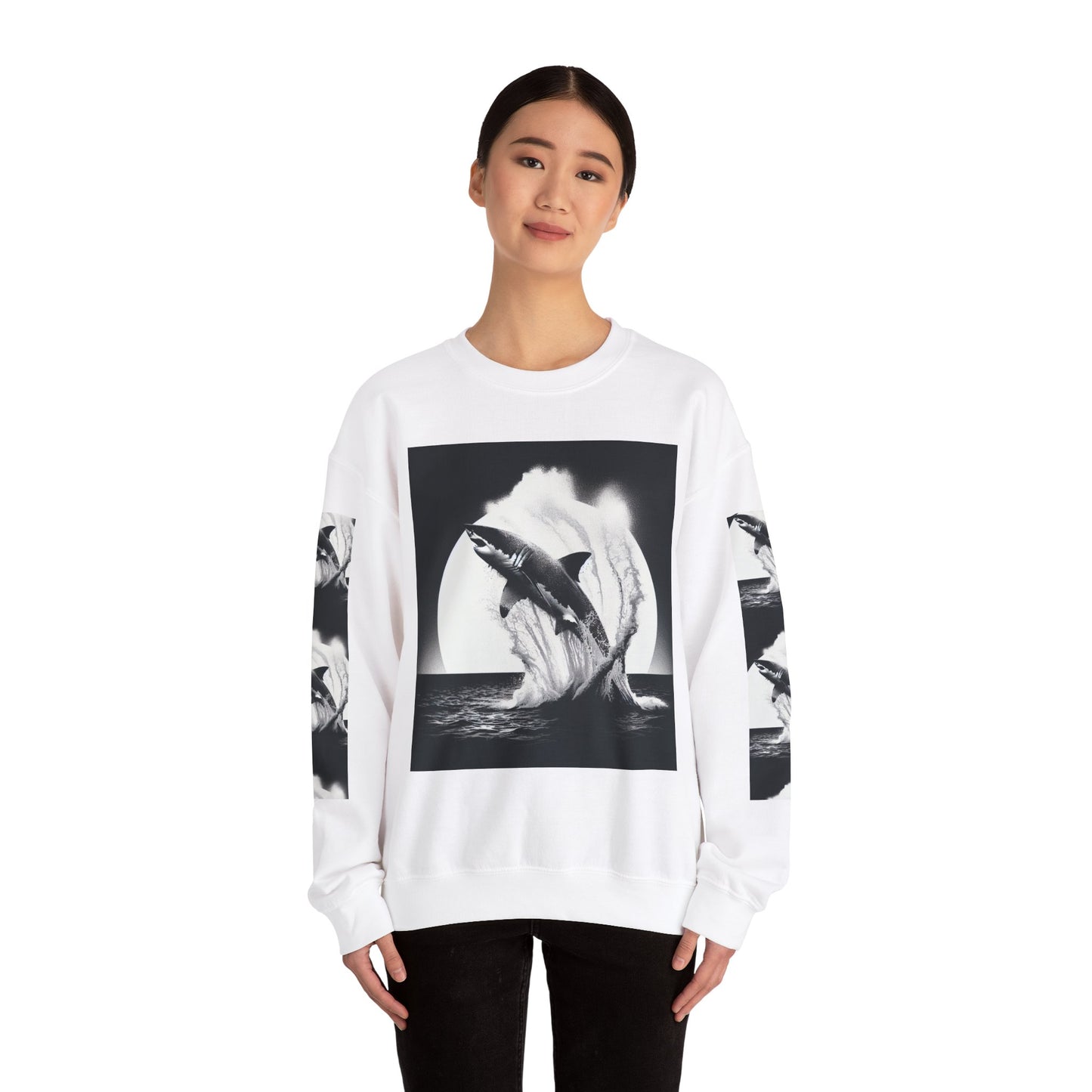 Air Jaws Sharks - Unisex Heavy Blend™ Crewneck Sweatshirt