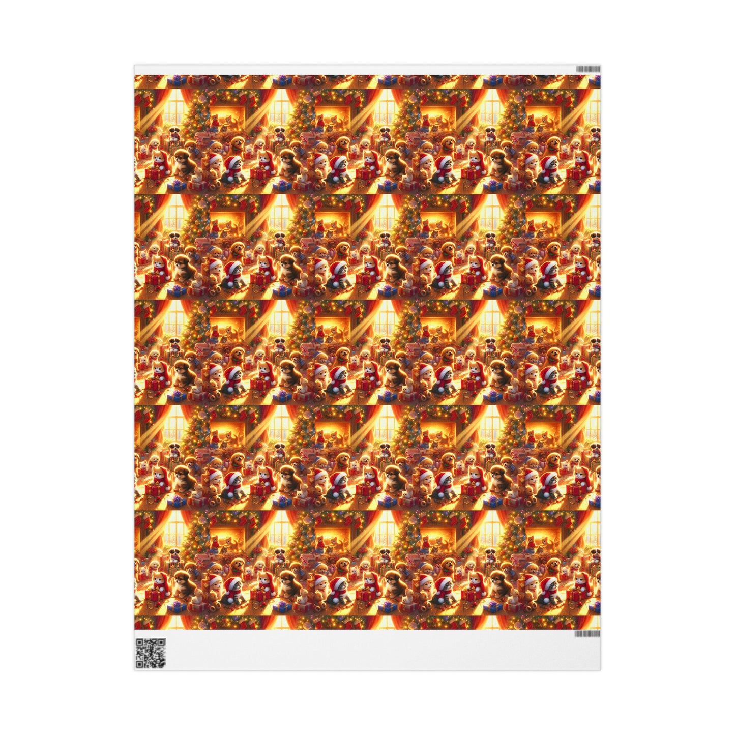 Puppies and Kittens Christmas - Wrapping Papers