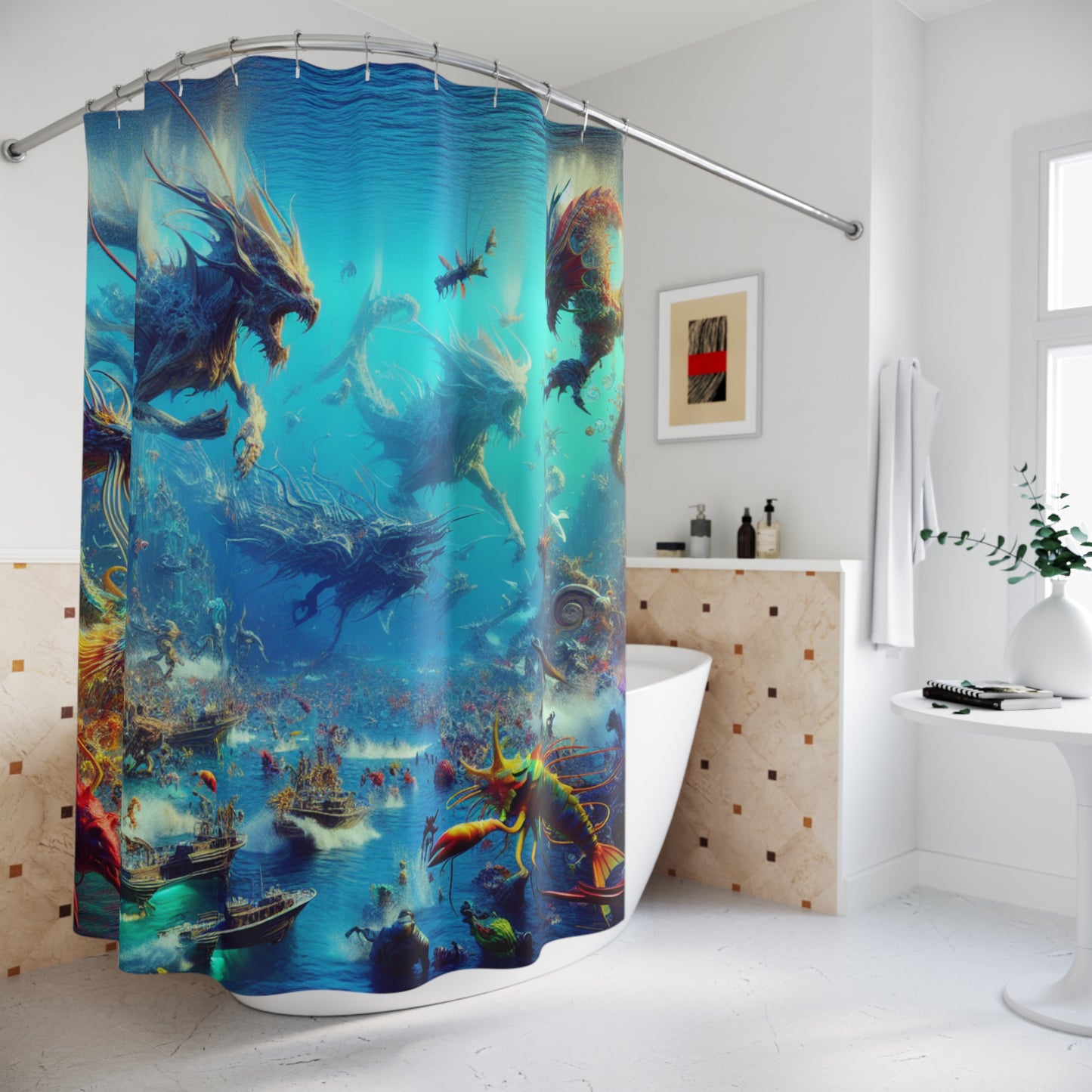 Icean Fantasy - Shower Curtains