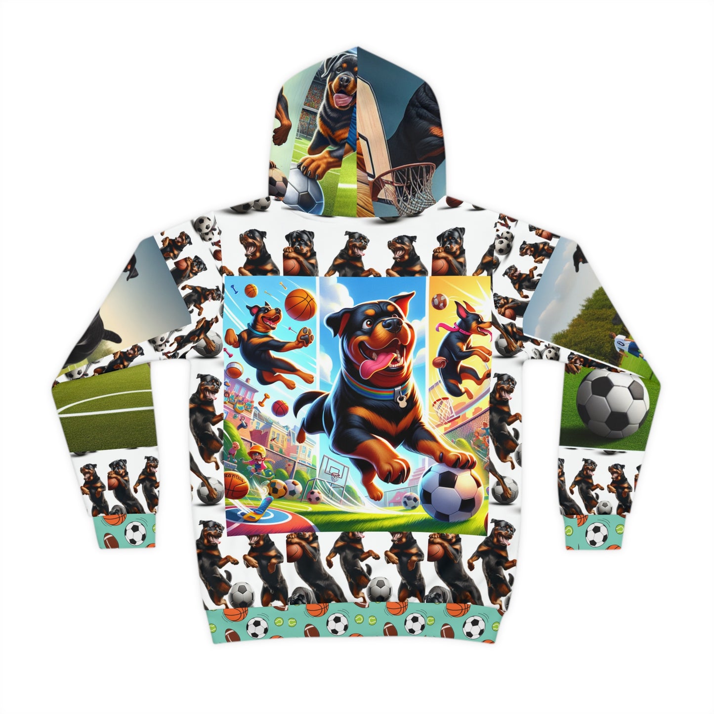 Rottweiler Sports - Children's Hoodie (AOP)