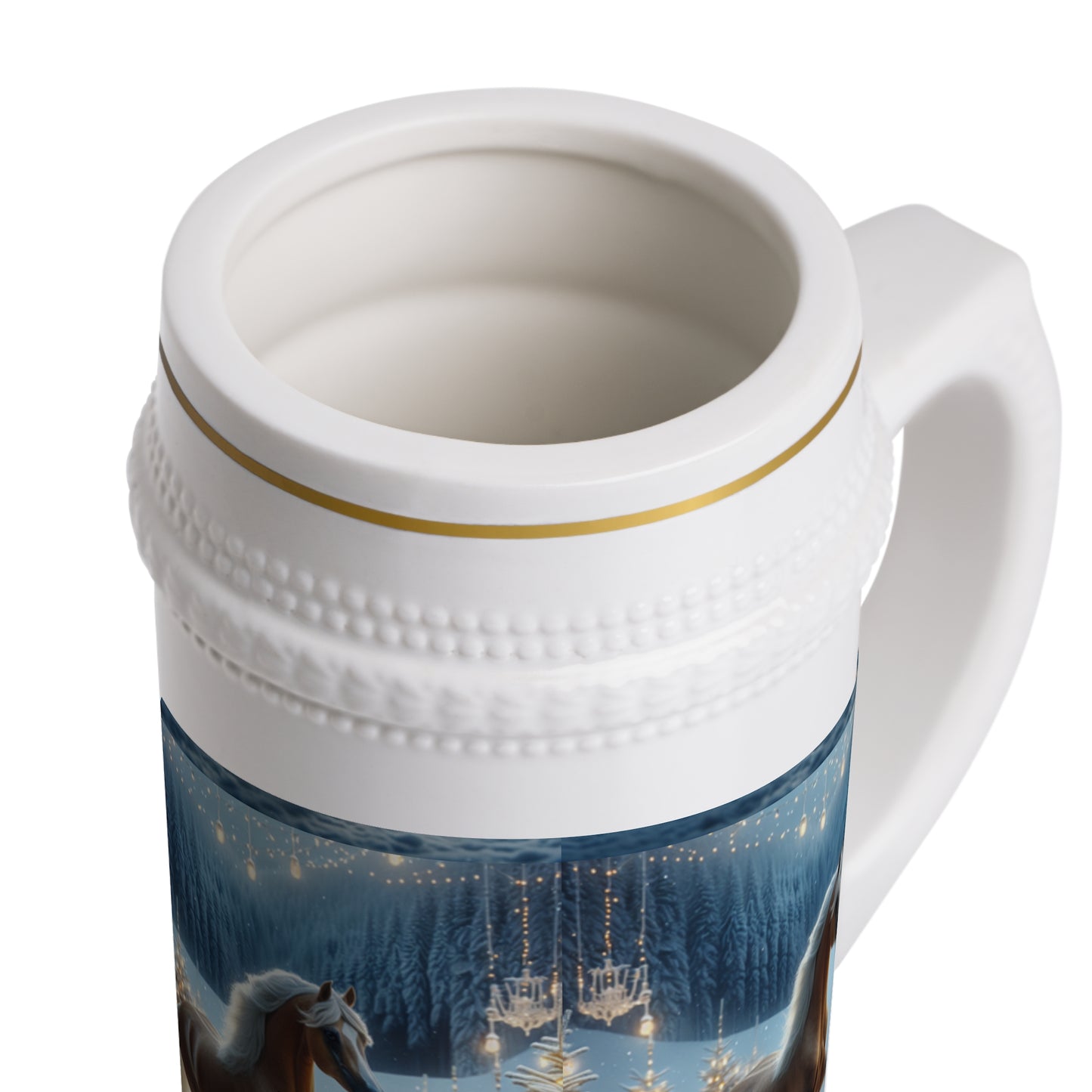 Arabian Horse Christmas 2 - Beer Stein Mug