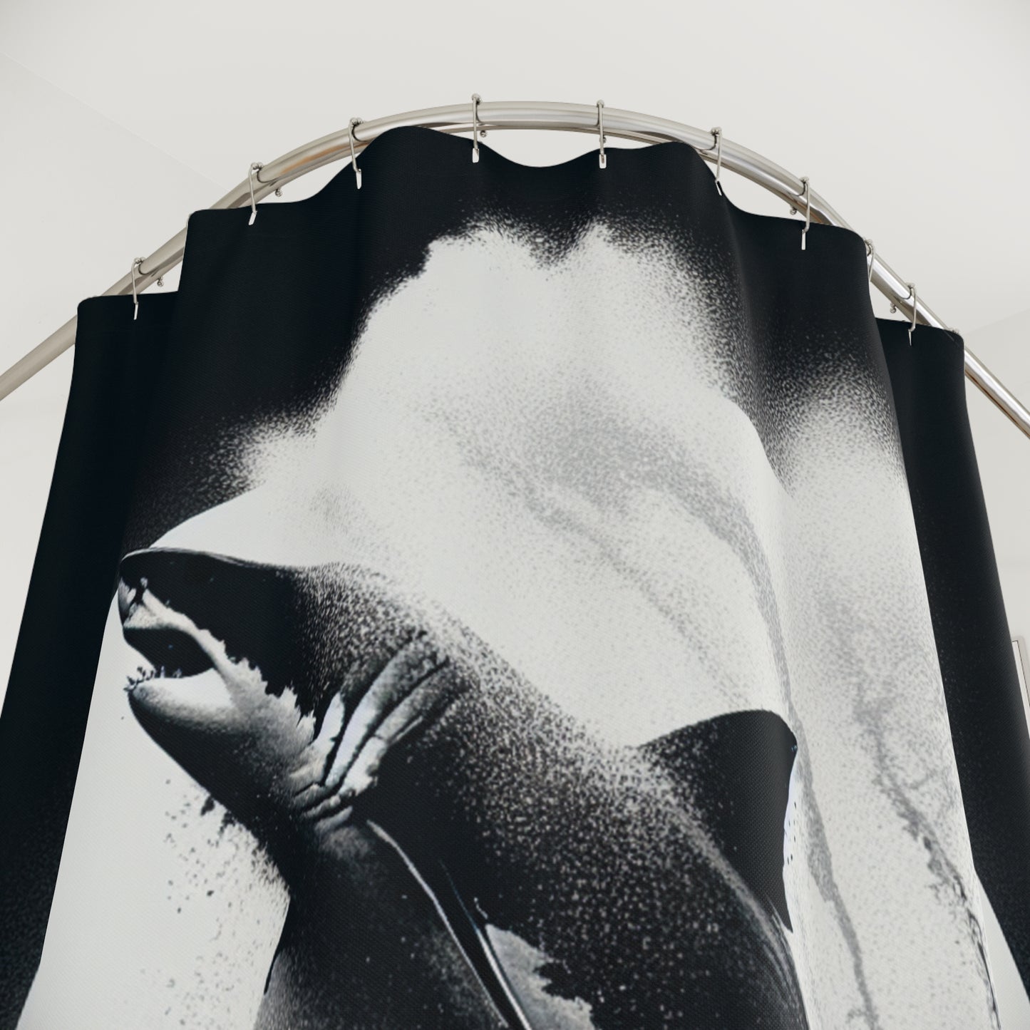 Air Jaws Shark 5 - Shower Curtains