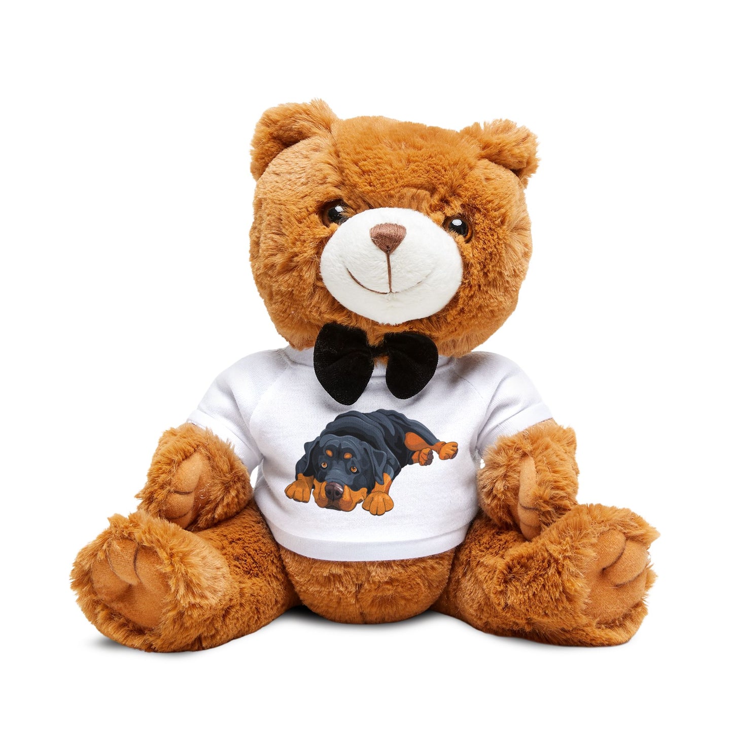 Rottweiler - Teddy Bear with T-Shirt