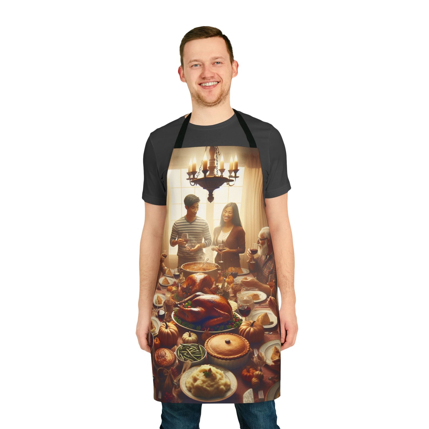 Thanksgiving Day - Apron, 5-Color Straps (AOP)