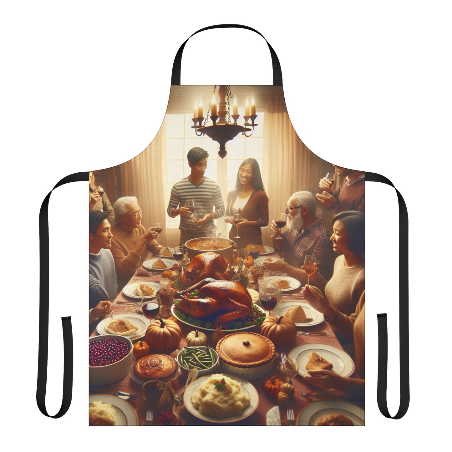 Thanksgiving Day - Apron, 5-Color Straps (AOP)