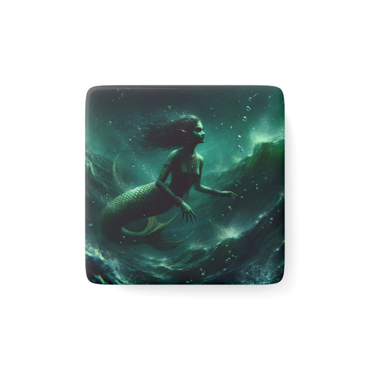 Siren 2 - Porcelain Magnet, Square