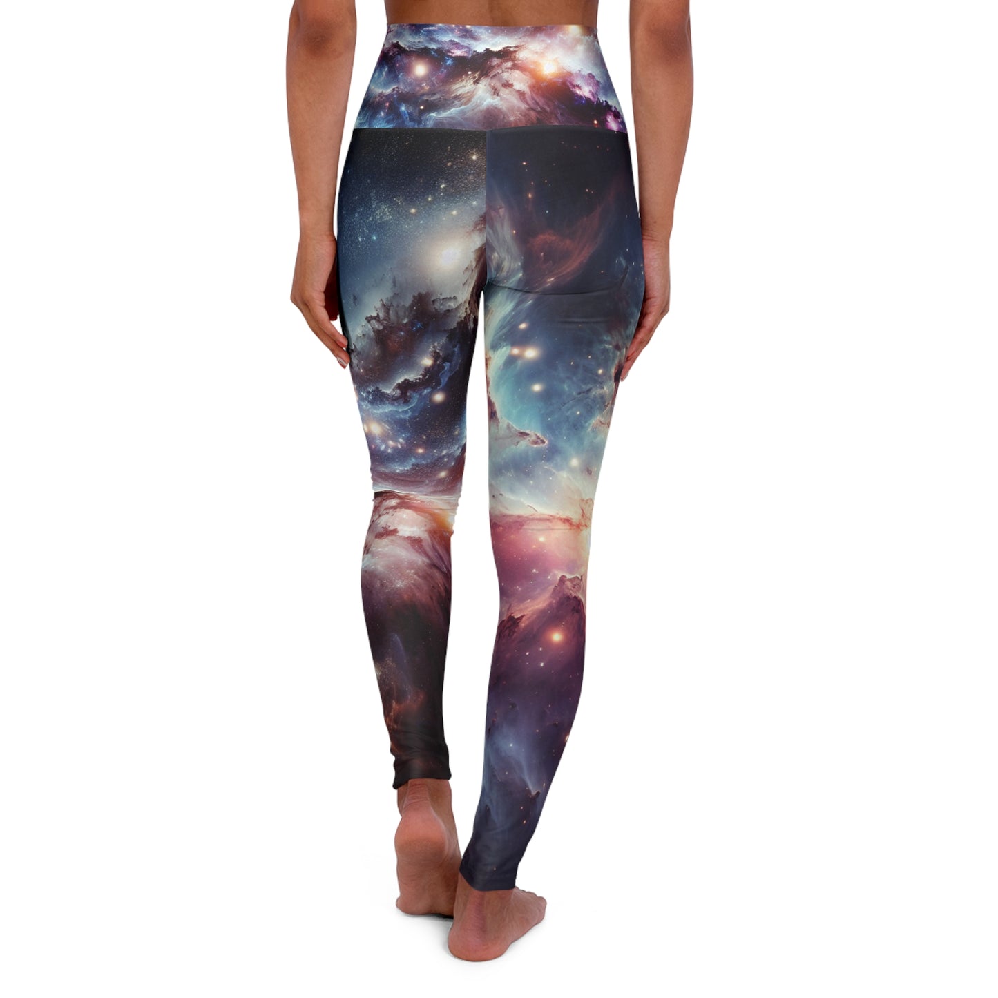 Universe - High Waisted Yoga Leggings (AOP)