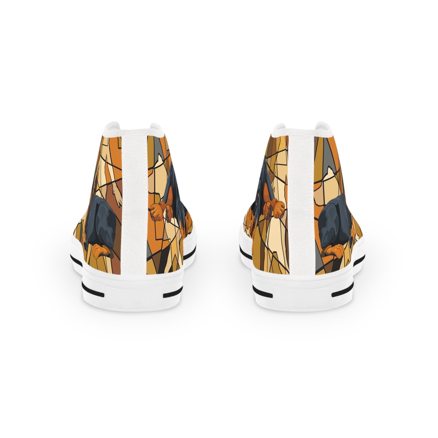 Rottweiler- Men's High Top Sneakers