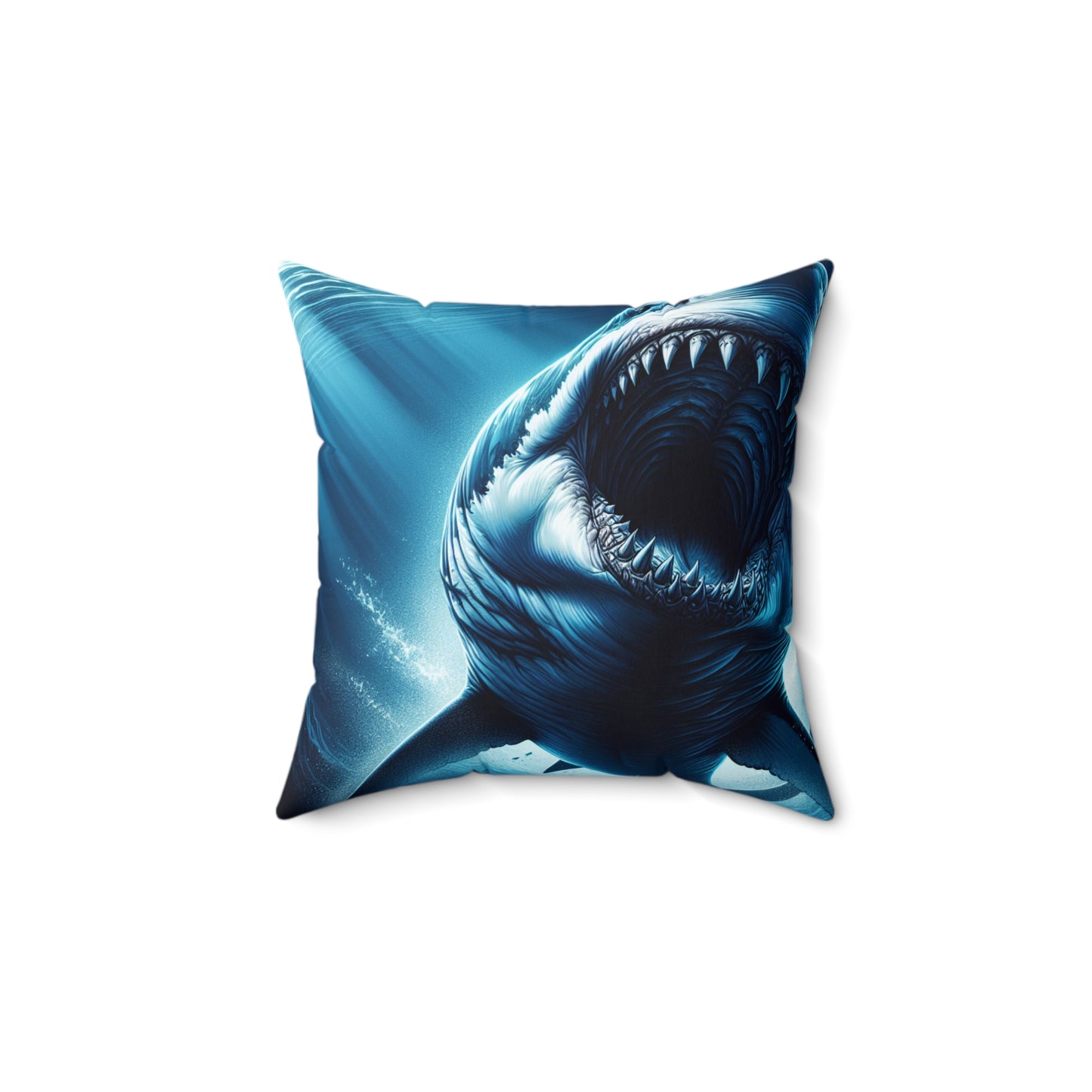 Air Jaws Shark 3 - Spun Polyester Square Pillow