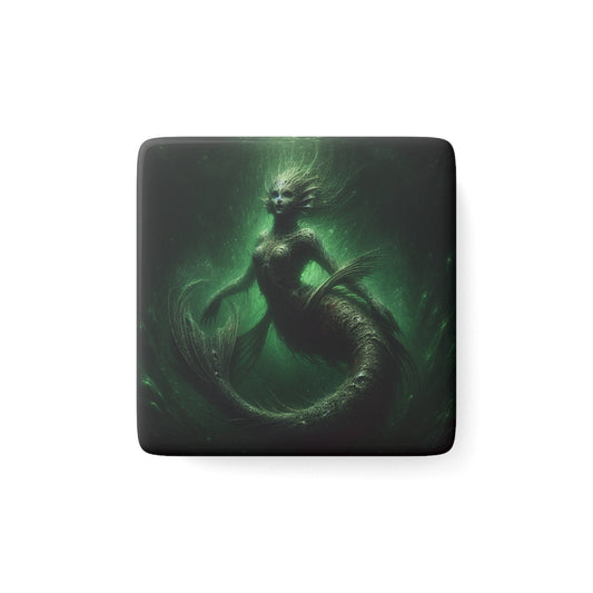 Siren - Porcelain Magnet, Square