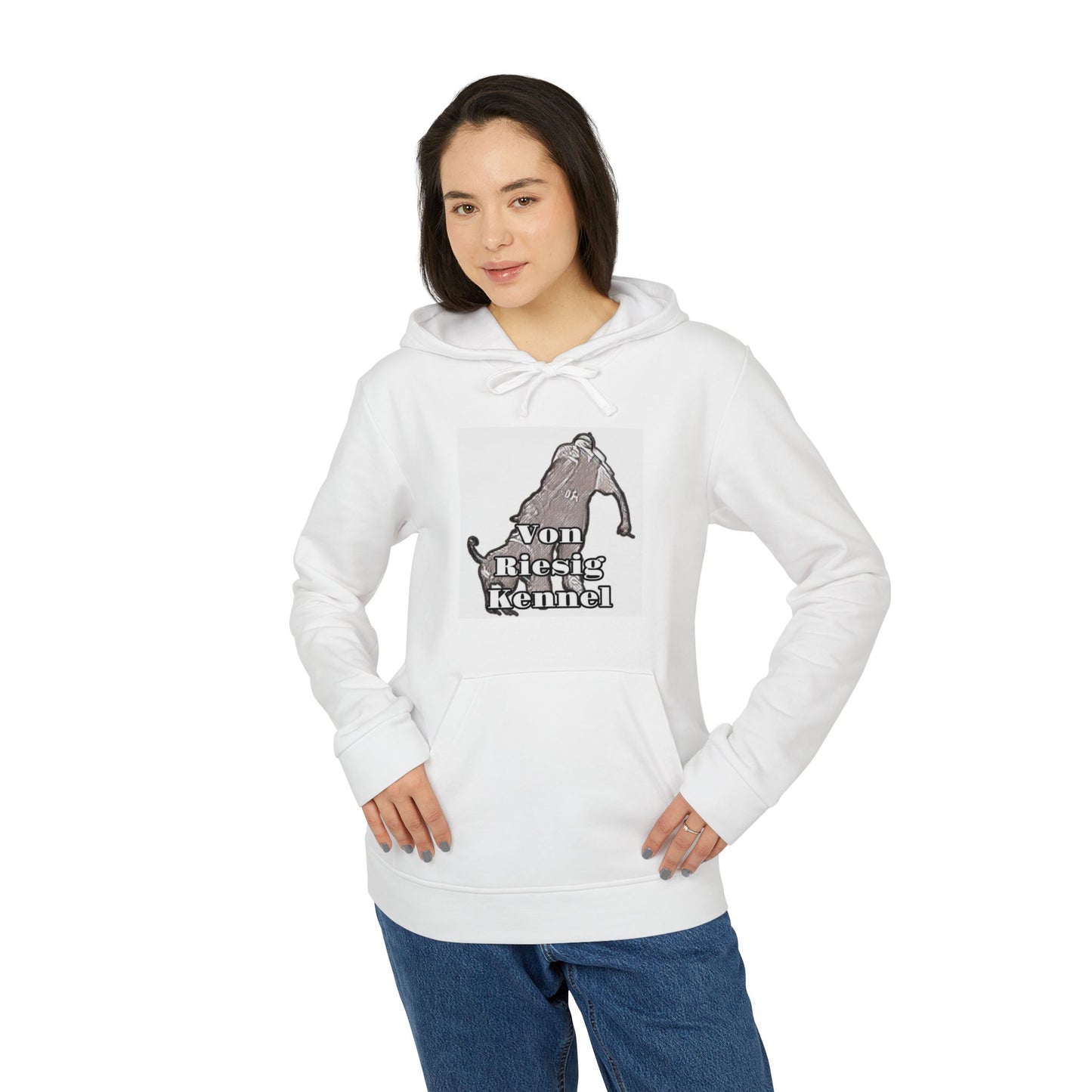 Von Riesig Kennel Logo - adidas Unisex Fleece Hoodie