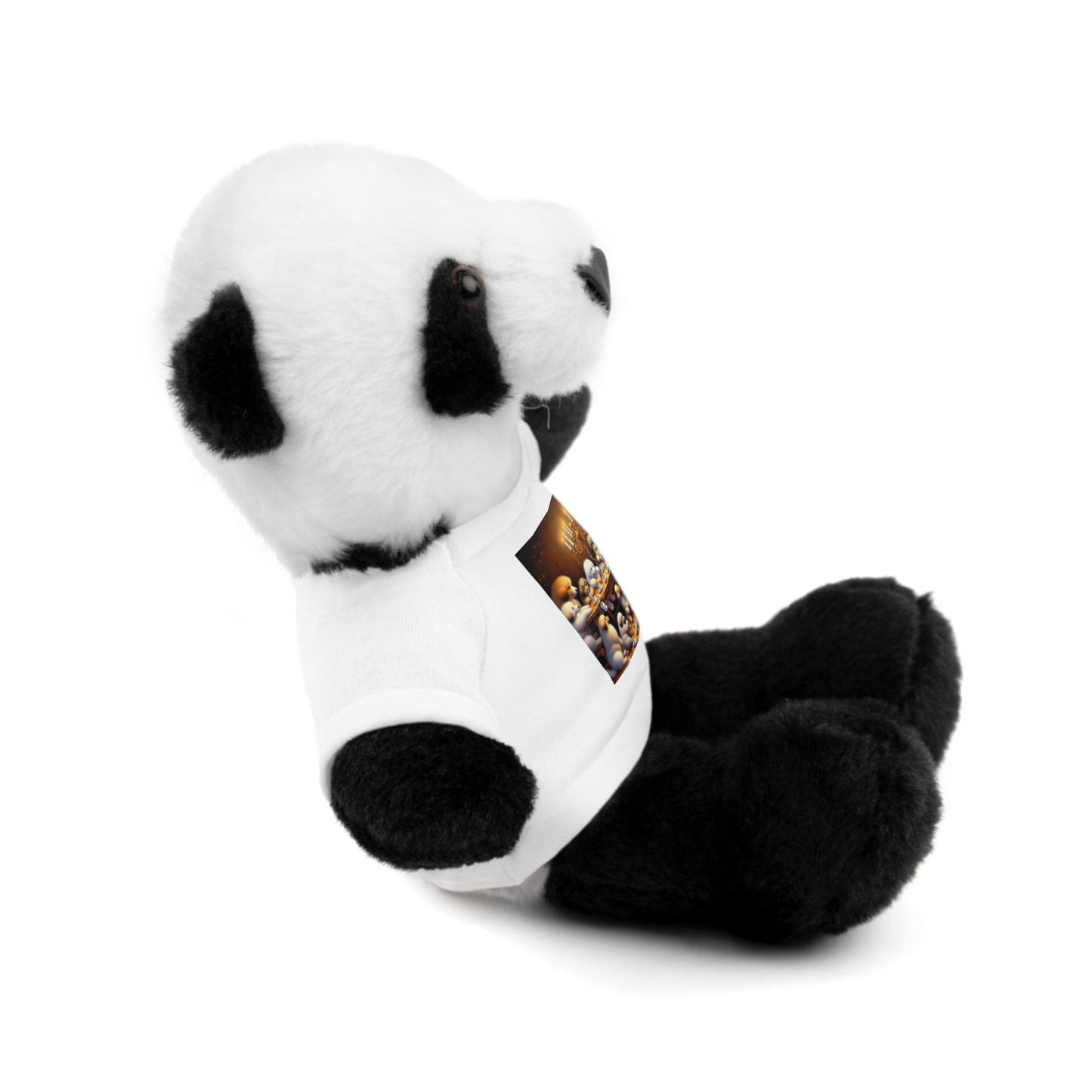 Puppies at Coffee Time - Stuffed Animals with Tee