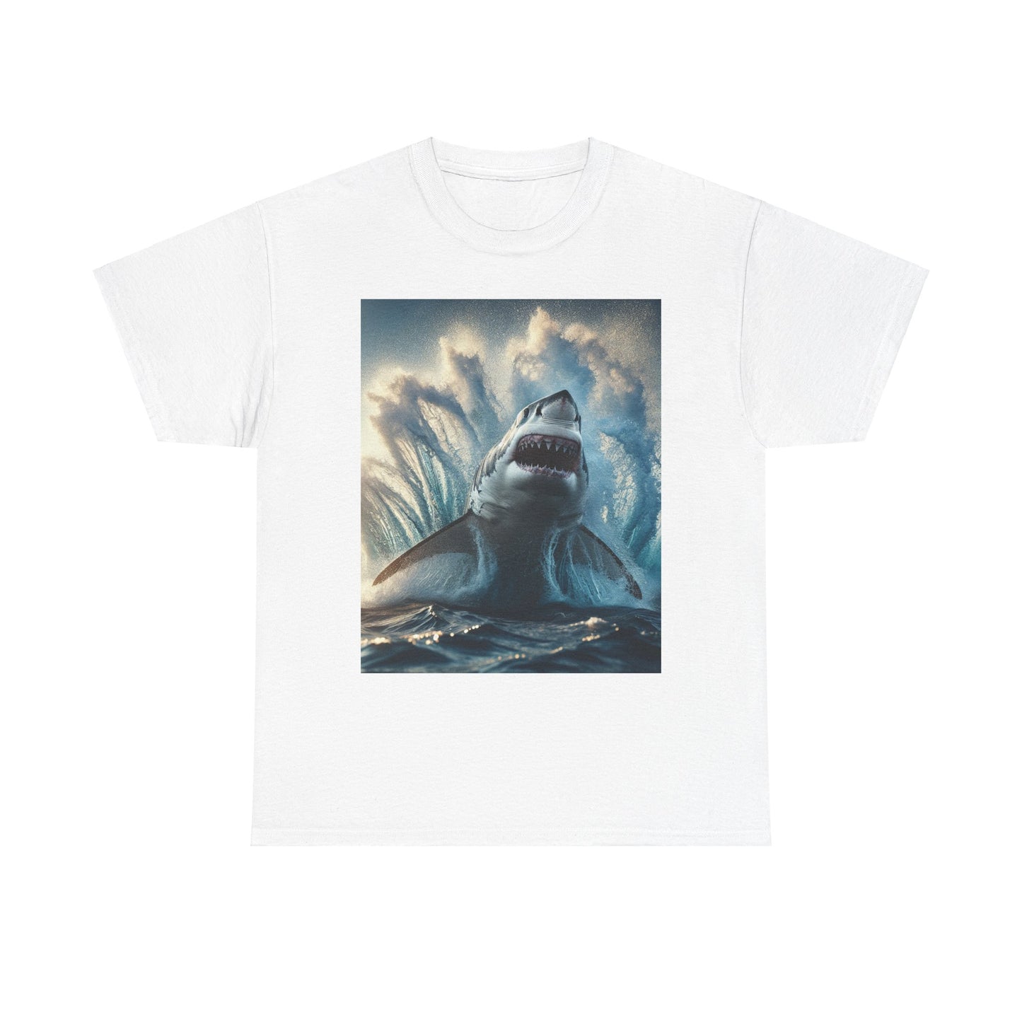 Air Jaws Shark - Unisex Heavy Cotton Tee