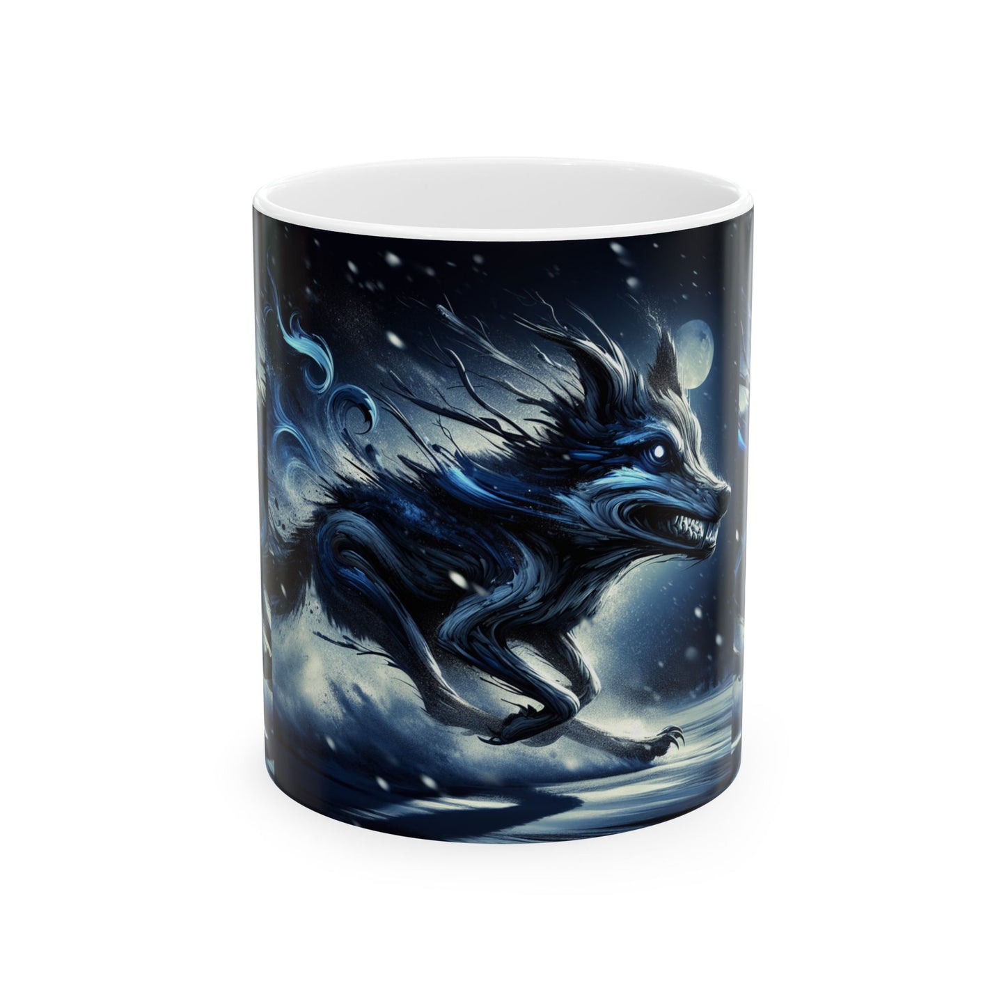 Wild Wolf - Ceramic Mug, (11oz, 15oz)