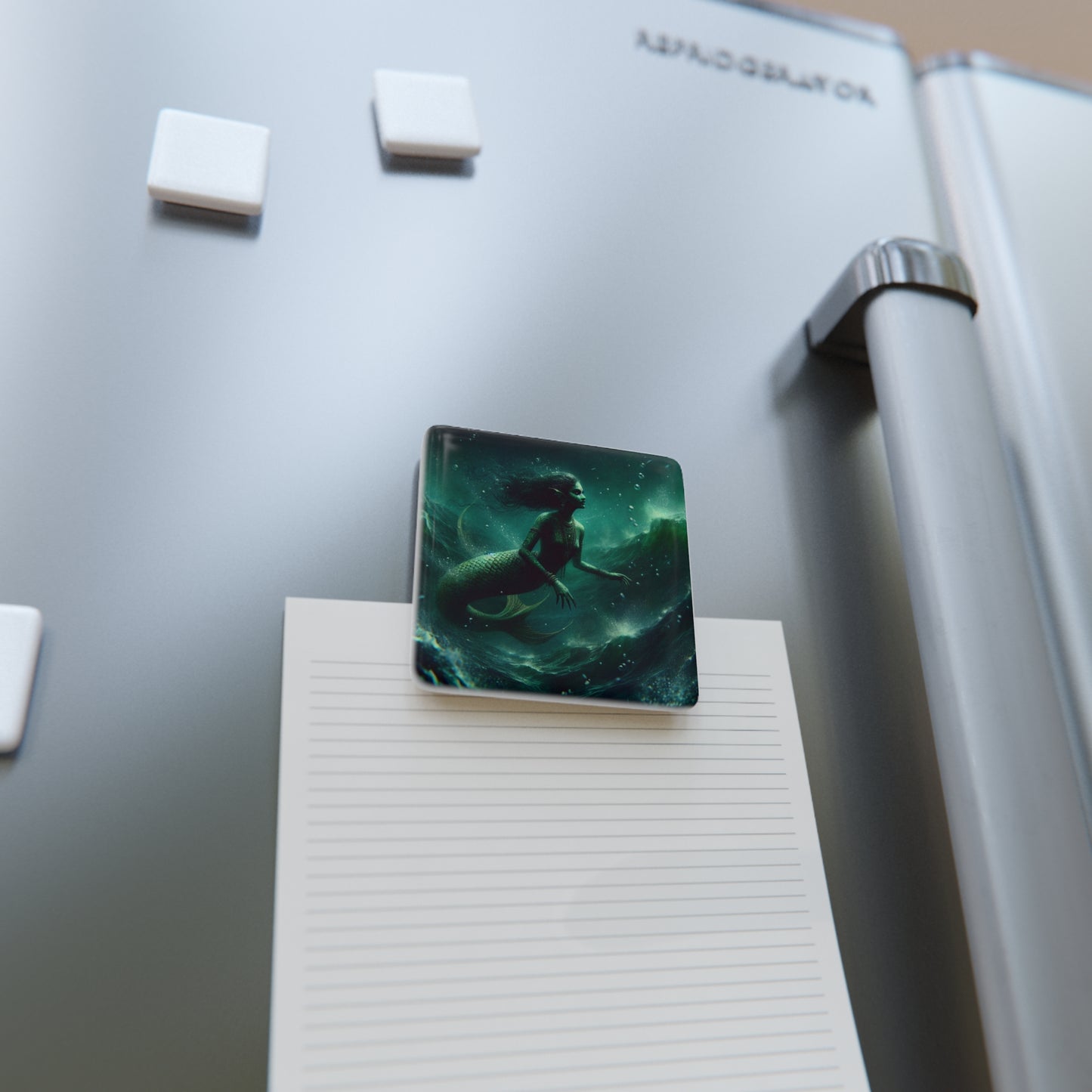 Siren 2 - Porcelain Magnet, Square