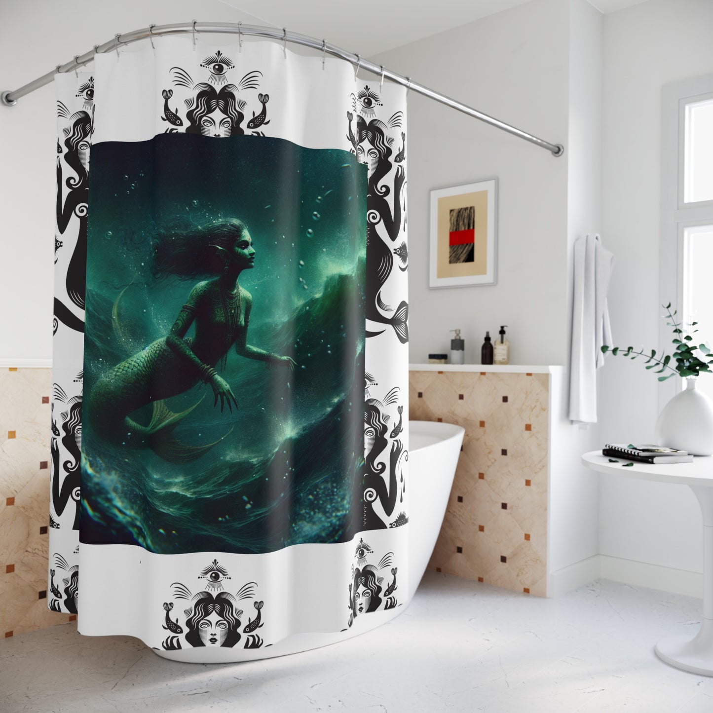 Siren - Shower Curtains