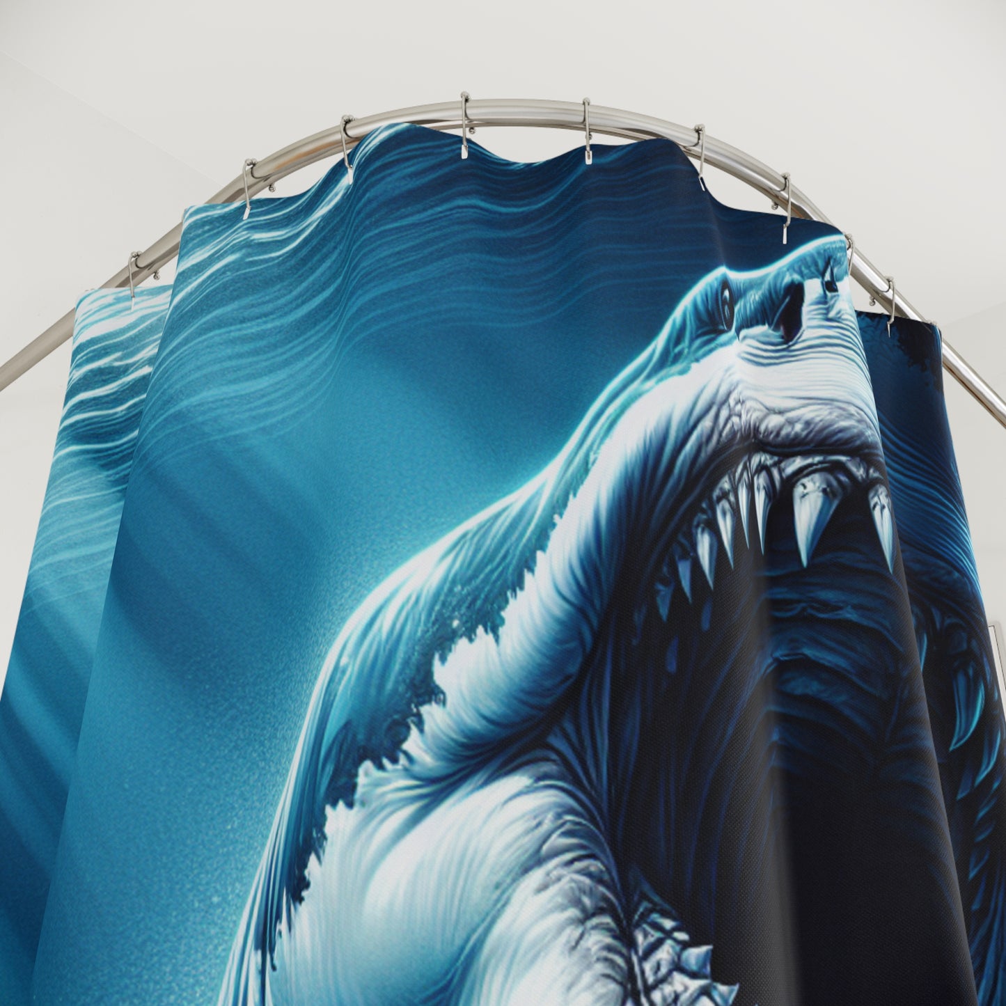 Air Jaws Shark 2 - Shower Curtains