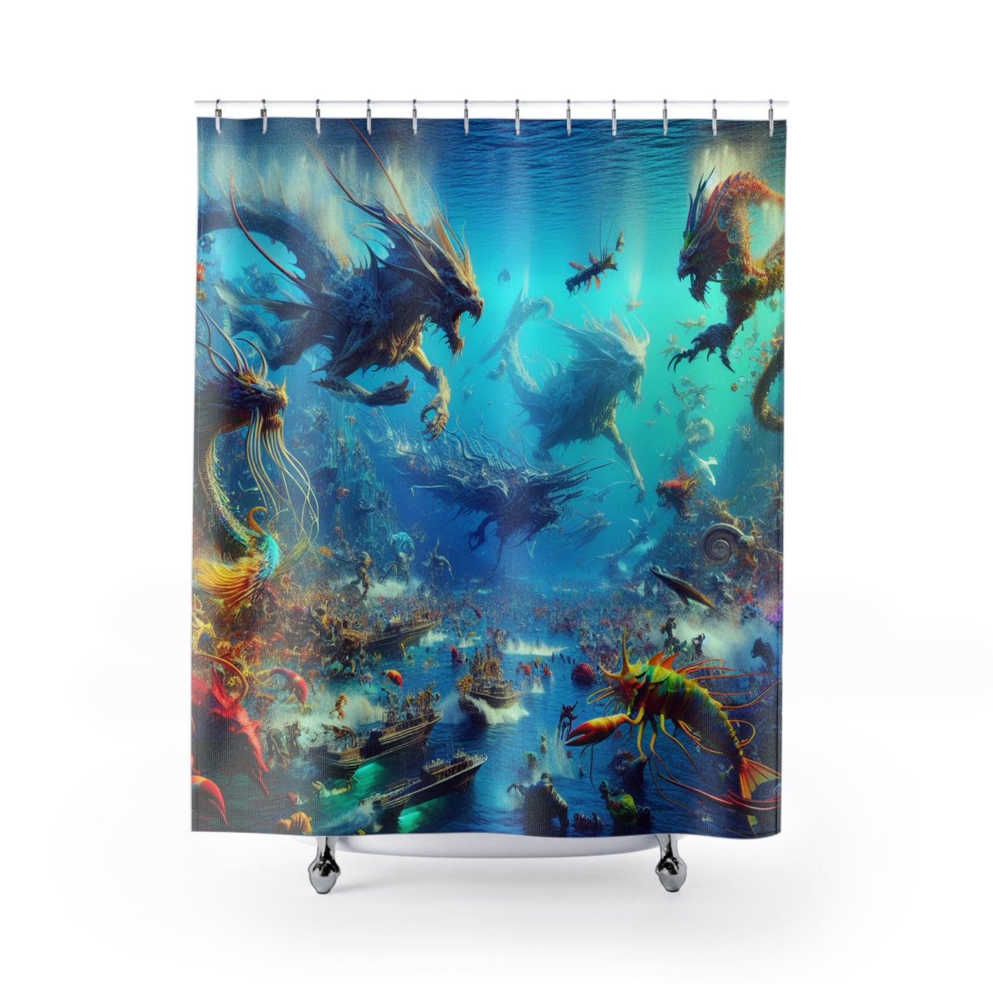 Icean Fantasy  - Shower Curtains